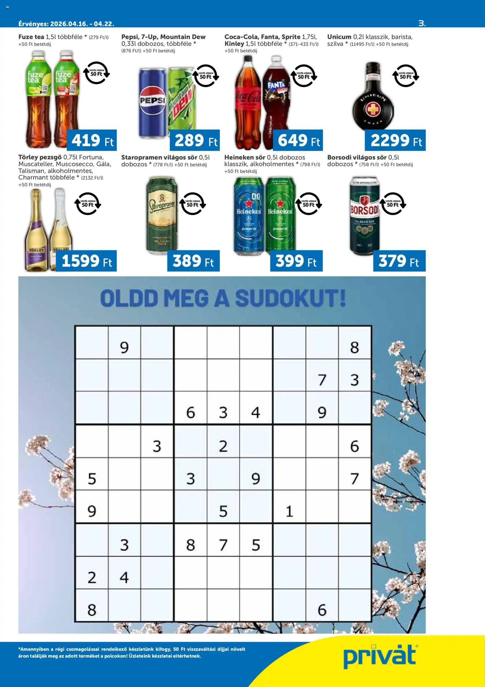 PRIVÁT újság 2026.04.16. PRIVÁT Déli vármegyék (2026-04-16 - 2026-04-22)