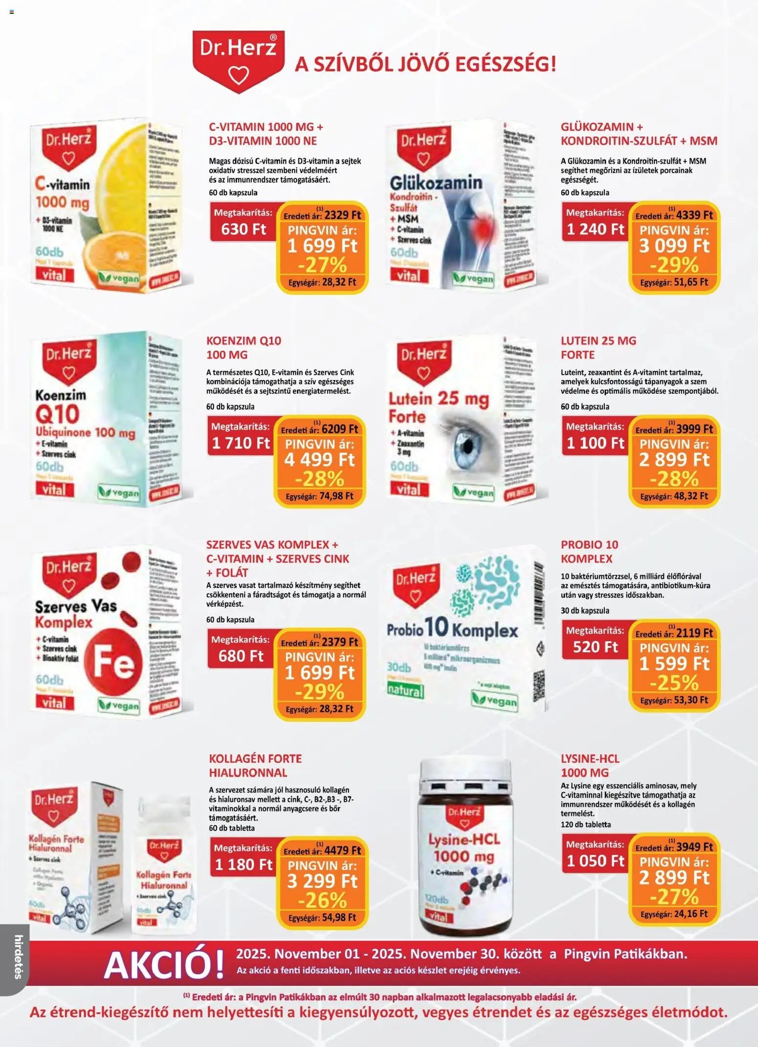 Pingvin Patika újság 2025.11.01. Pingvin Magazin (2025-11-01 - 2025-11-30)