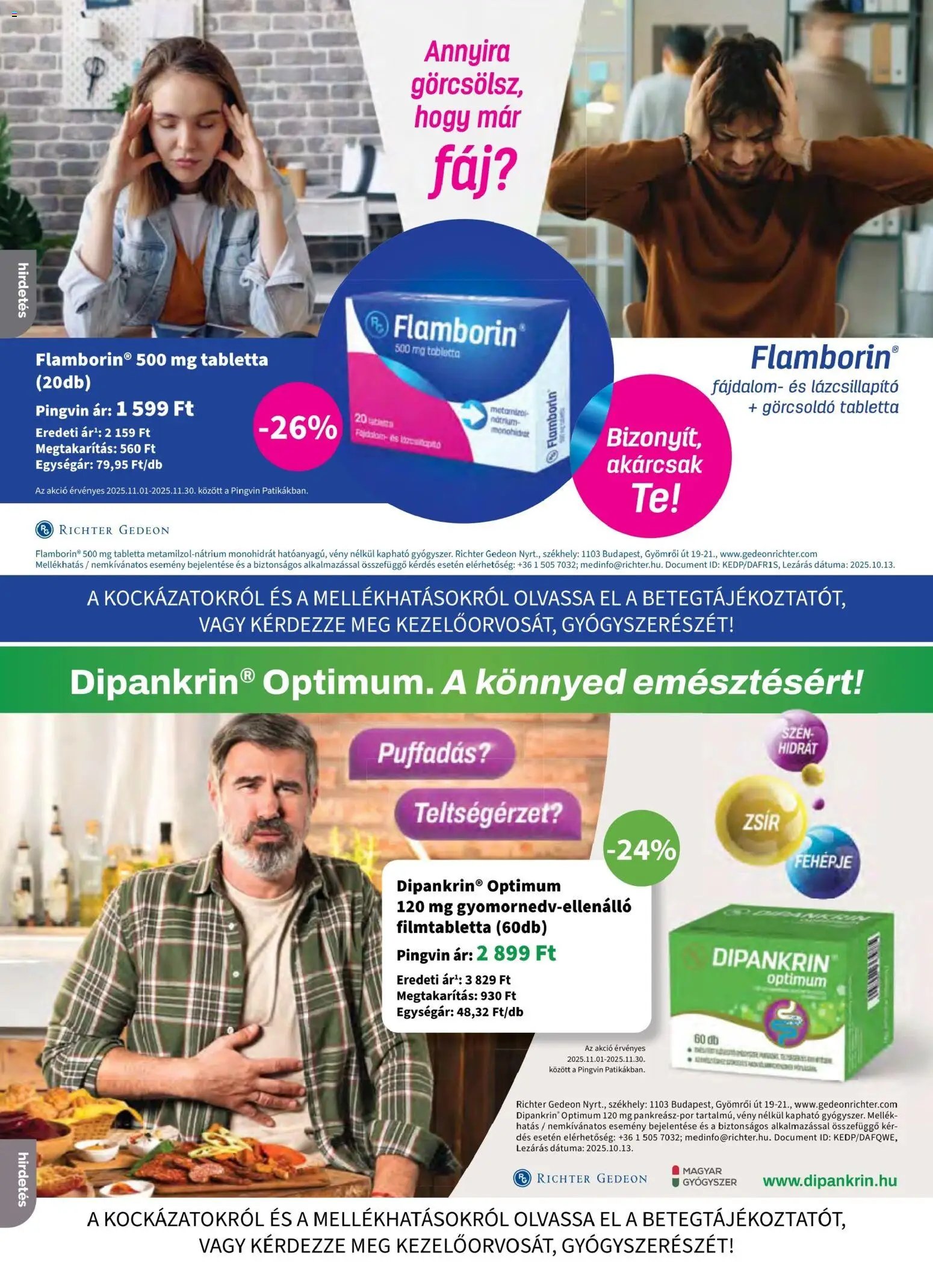 Pingvin Patika újság 2025.11.01. Pingvin Magazin (2025-11-01 - 2025-11-30)