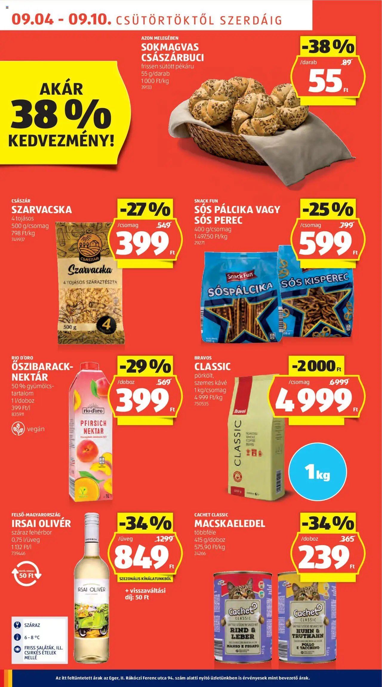Aldi újság 2025.09.04. Akciós újság Aldi (2025-09-04 - 2025-09-10)