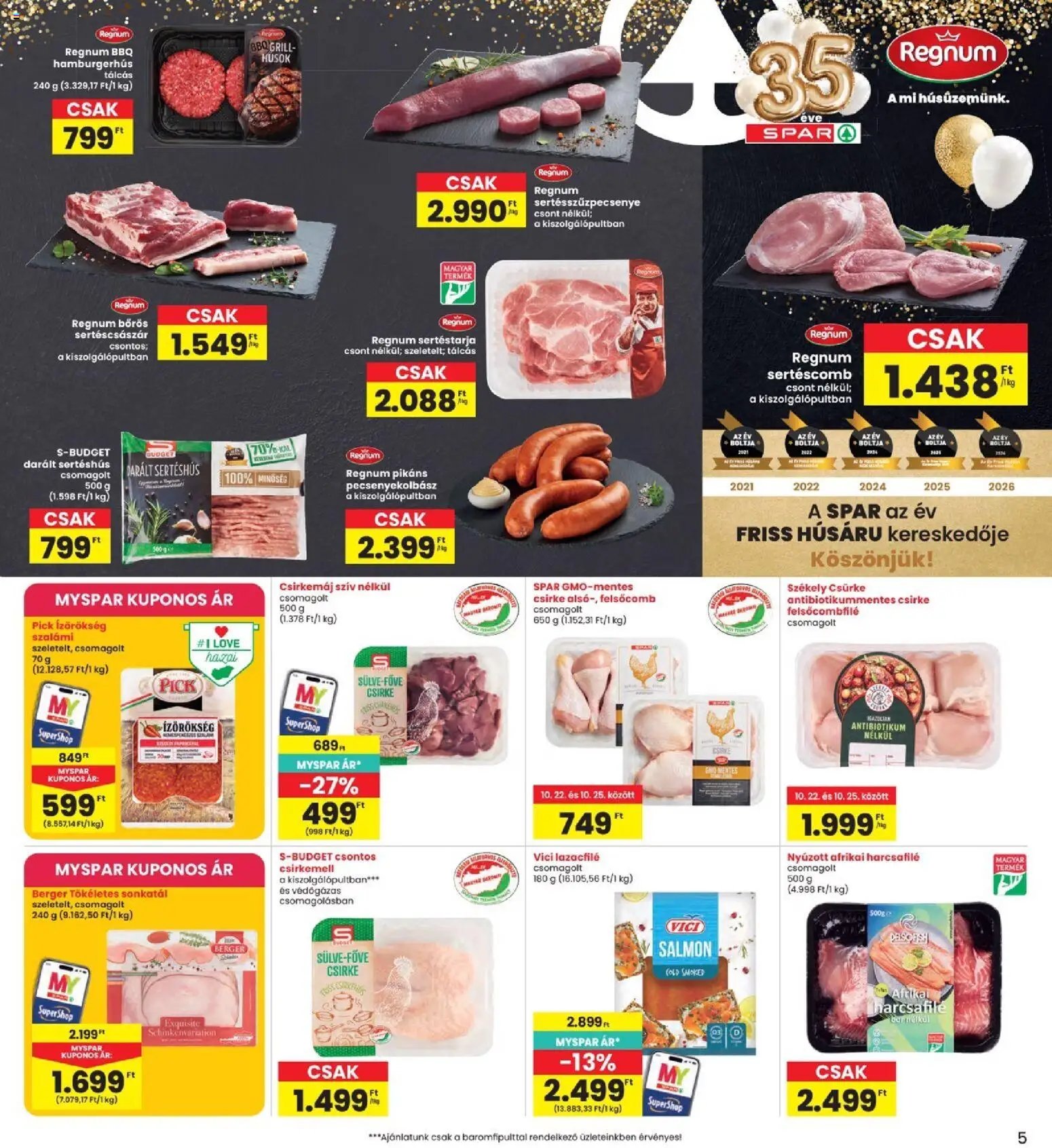 ﻿Interspar akciós újság új ﻿2026.10.22. - ﻿online lapozható