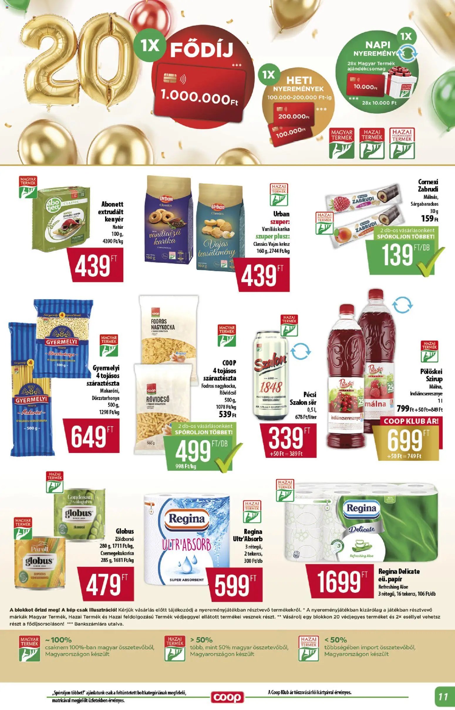 COOP újság 2026.08.21. COOP - Abc & szuper / Alföld Pro-Coop Zrt.