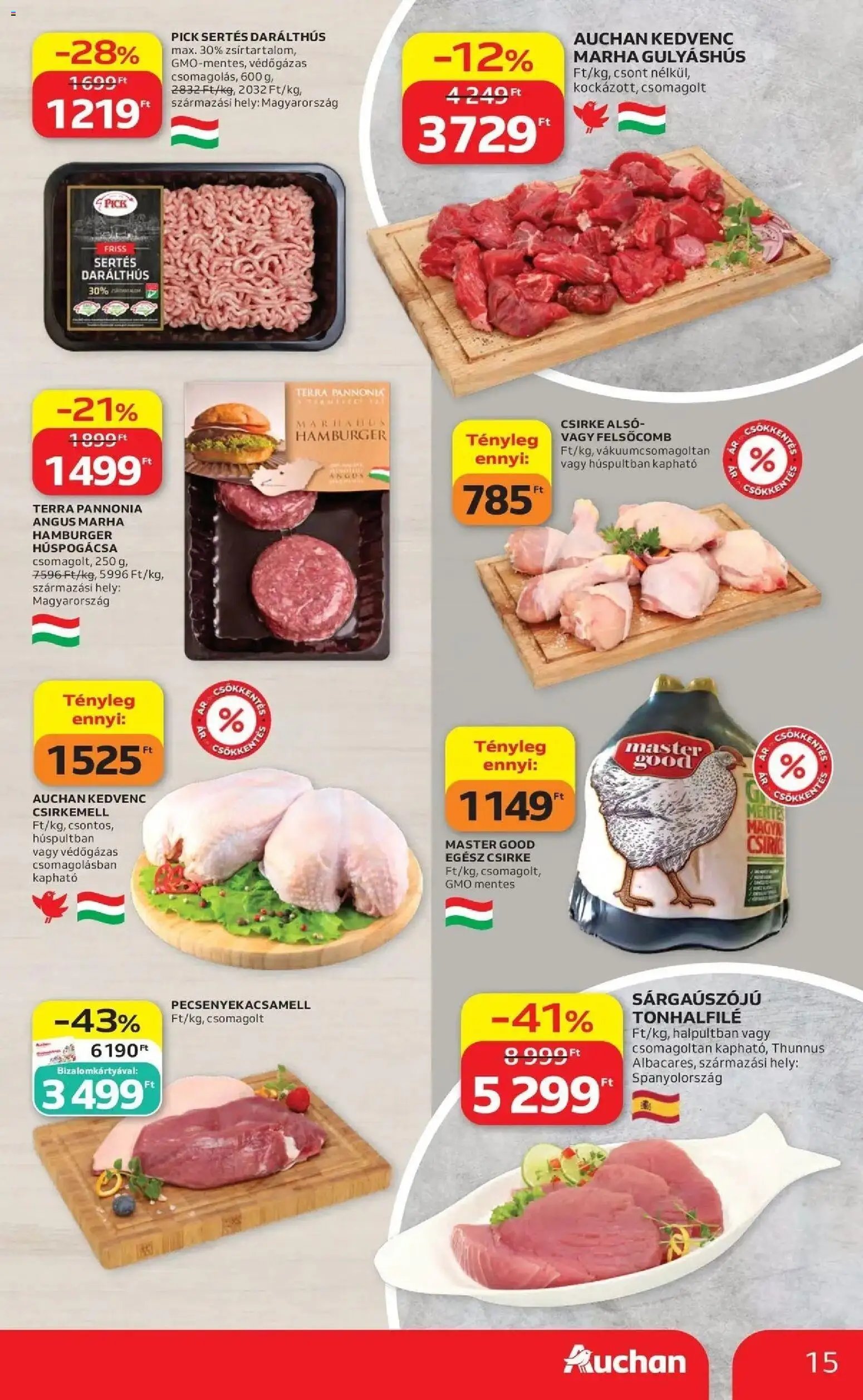 Auchan akciós újság Szolnok 2026.10.08. - lapozható formában szórólap ✳️