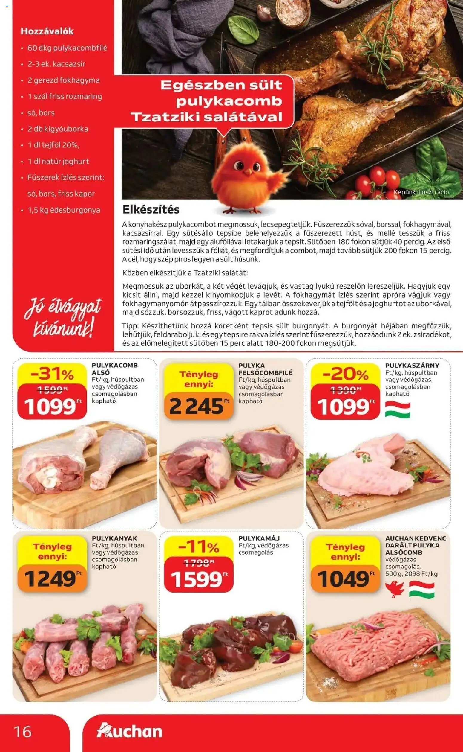 Auchan akciós újság Szolnok 2026.10.08. - lapozható formában szórólap ✳️
