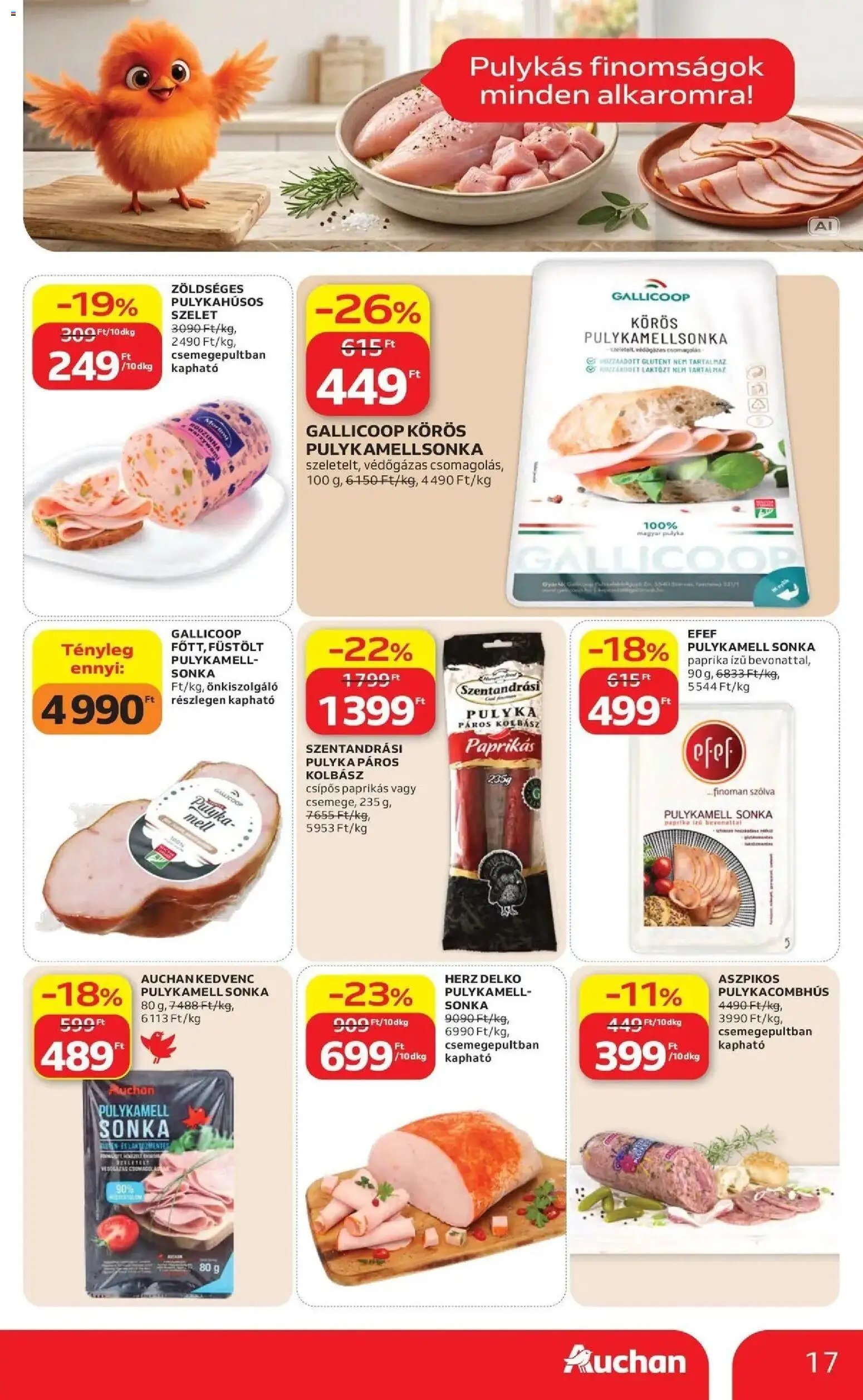 Auchan akciós újság Szolnok 2026.10.08. - lapozható formában szórólap ✳️