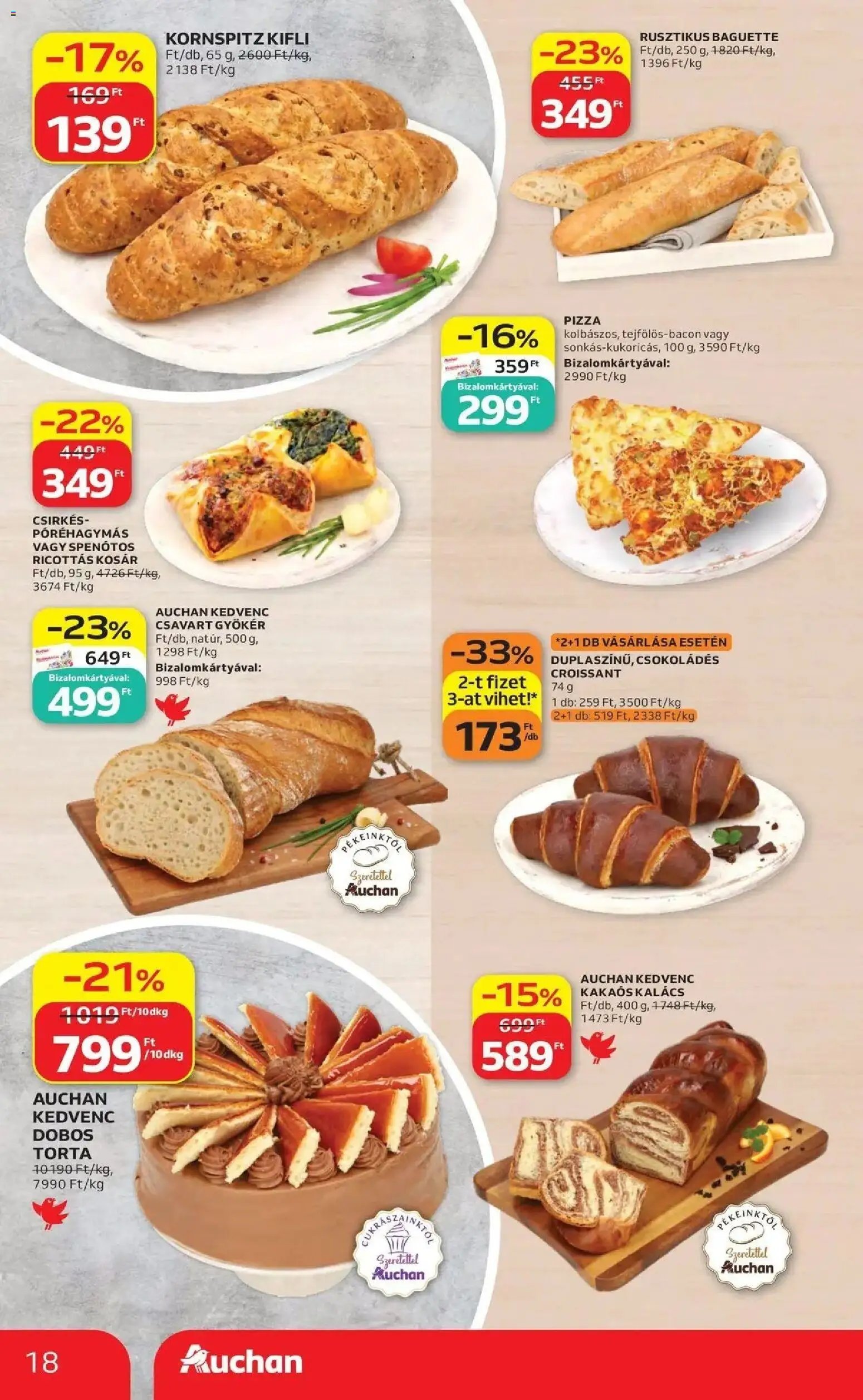 Auchan akciós újság Szolnok 2026.10.08. - lapozható formában szórólap ✳️