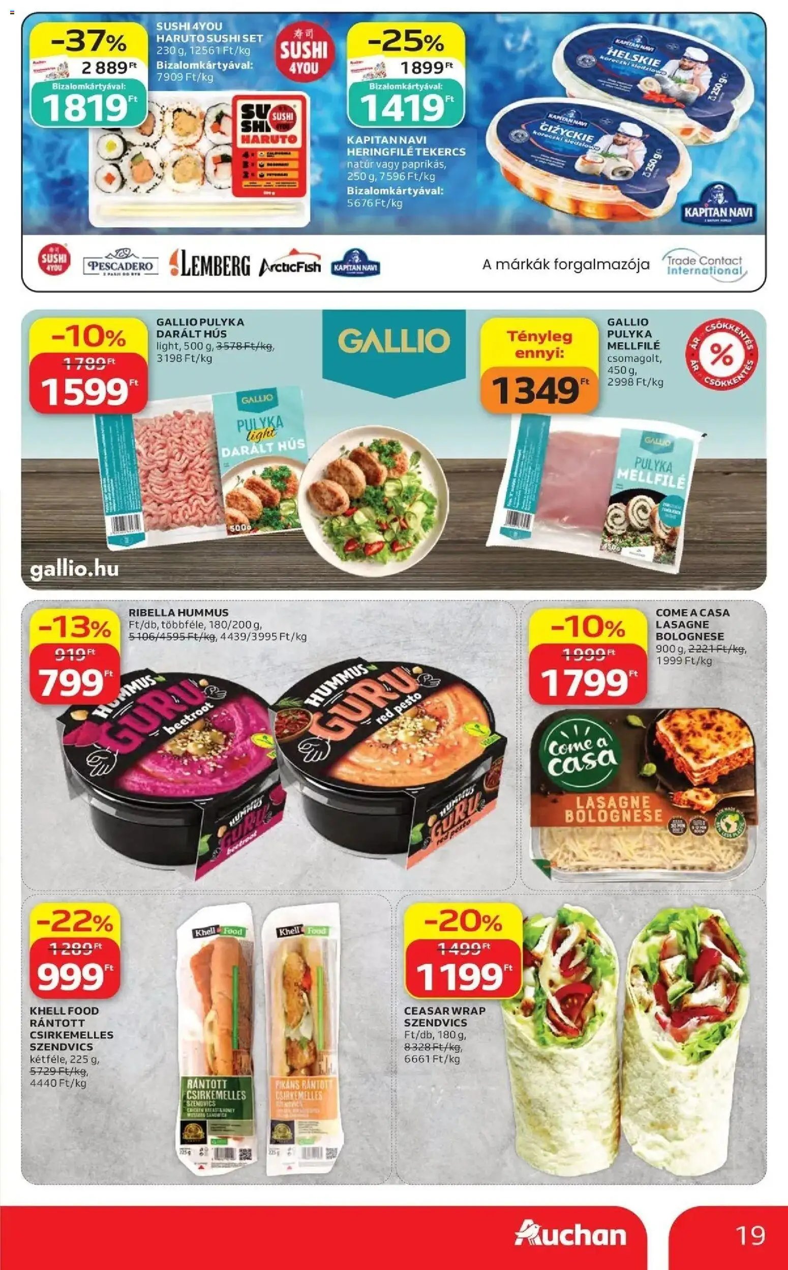 Auchan akciós újság Szolnok 2026.10.08. - lapozható formában szórólap ✳️