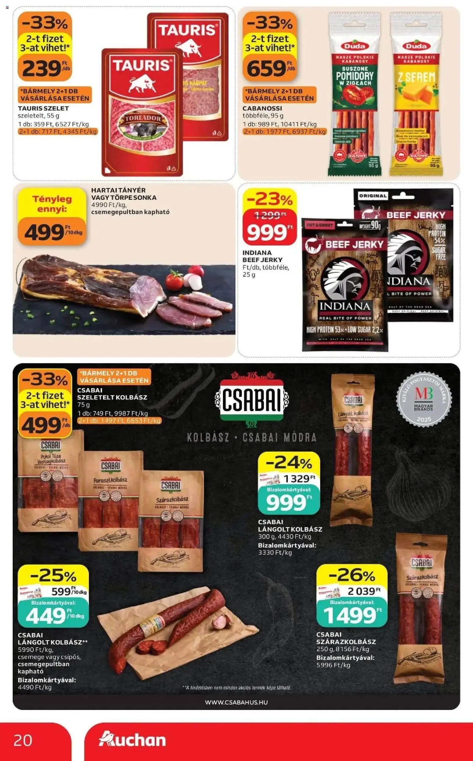 Auchan akciós újság Szolnok 2026.10.08. - lapozható formában szórólap ✳️