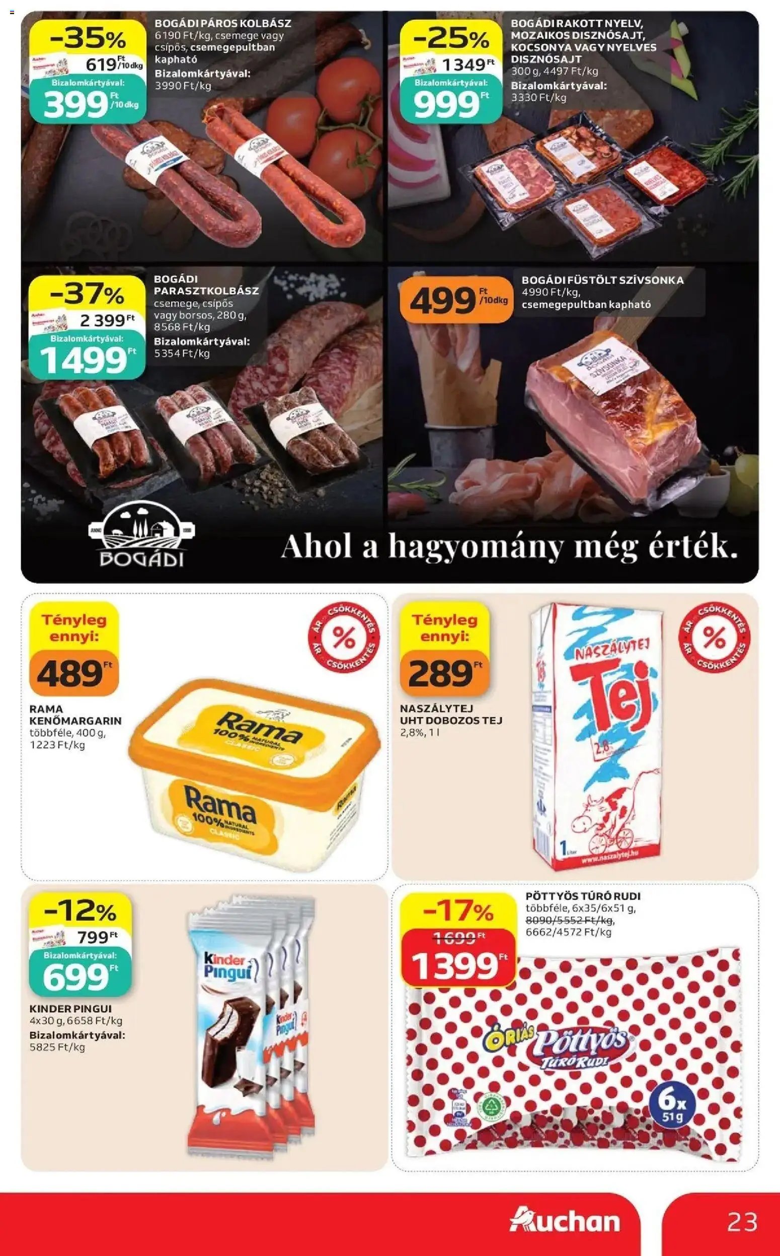 Auchan akciós újság Szolnok 2026.10.08. - lapozható formában szórólap ✳️