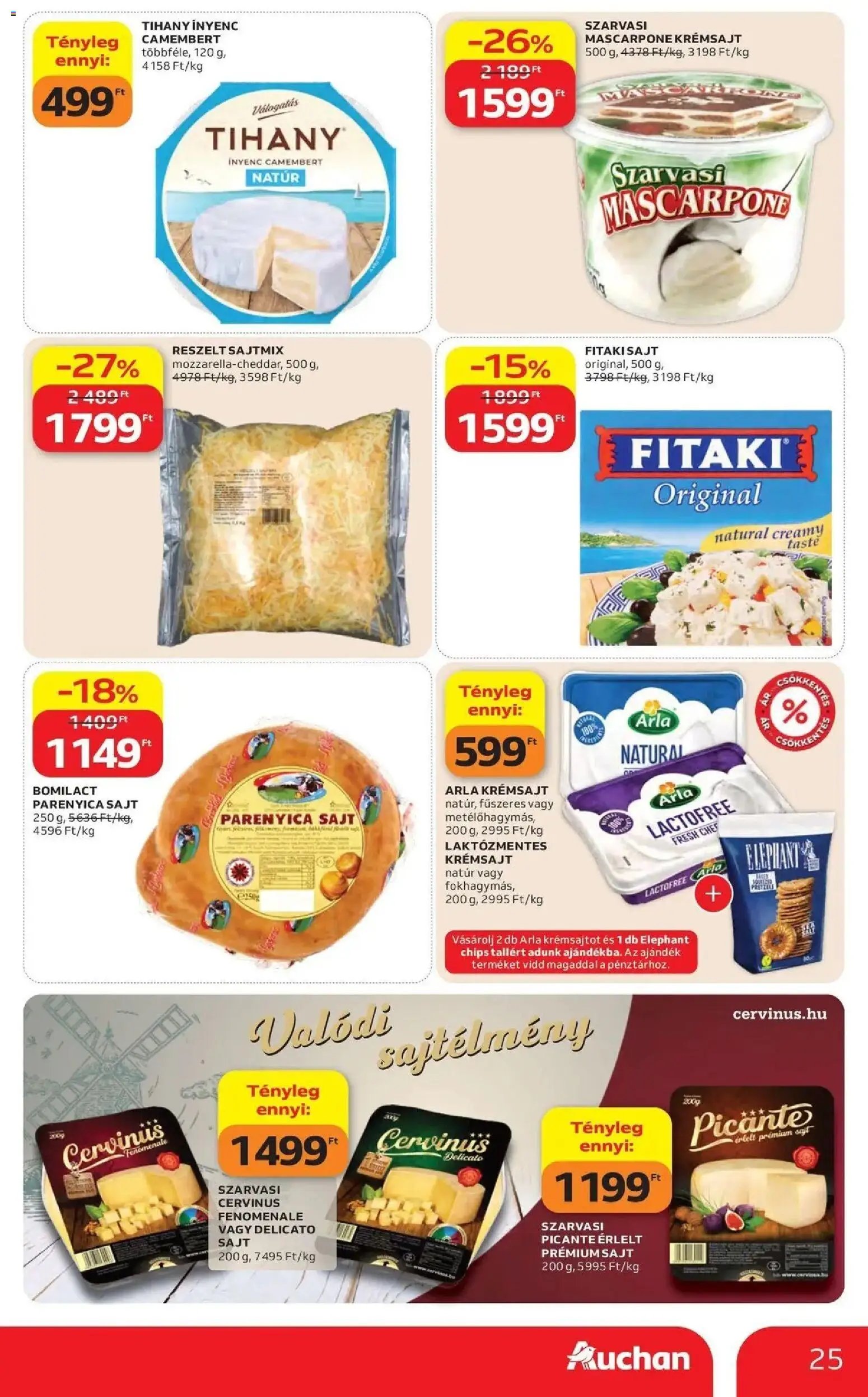 Auchan akciós újság Szolnok 2026.10.08. - lapozható formában szórólap ✳️