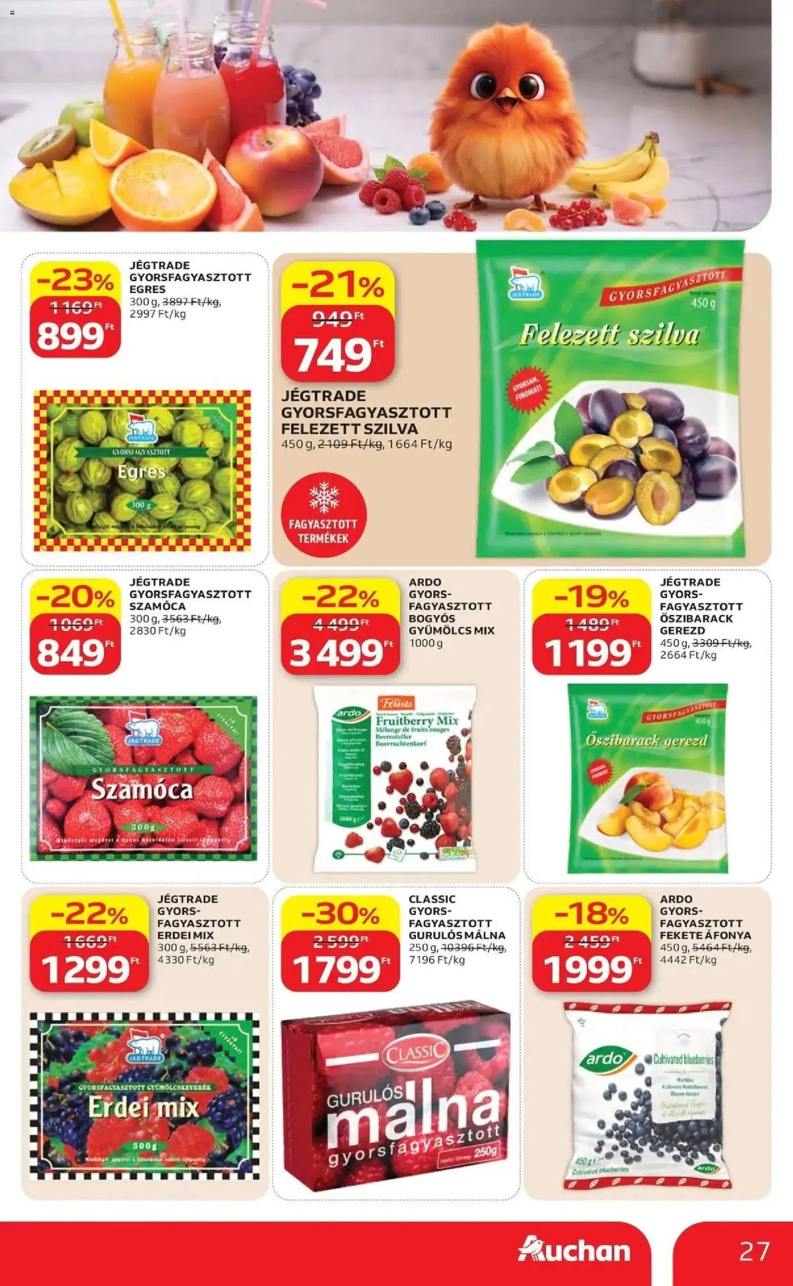 Auchan akciós újság Szolnok 2026.10.08. - lapozható formában szórólap ✳️