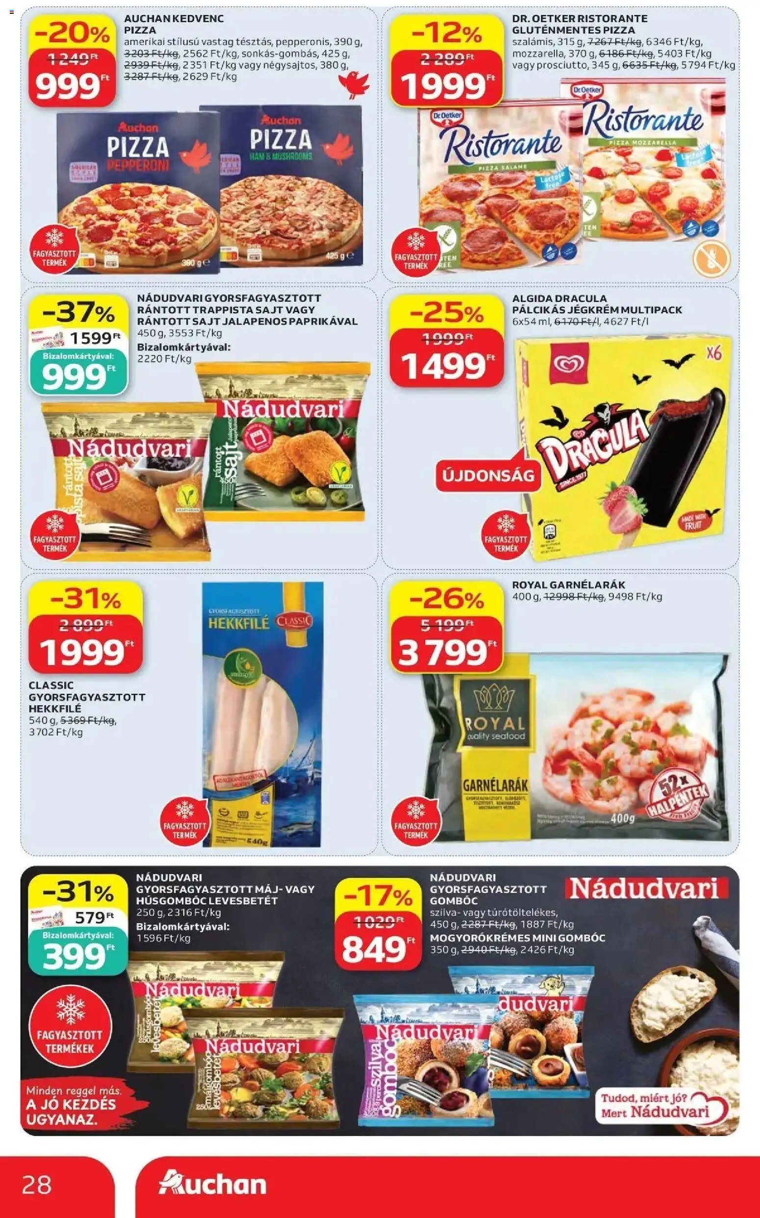 Auchan akciós újság Szolnok 2026.10.08. - lapozható formában szórólap ✳️