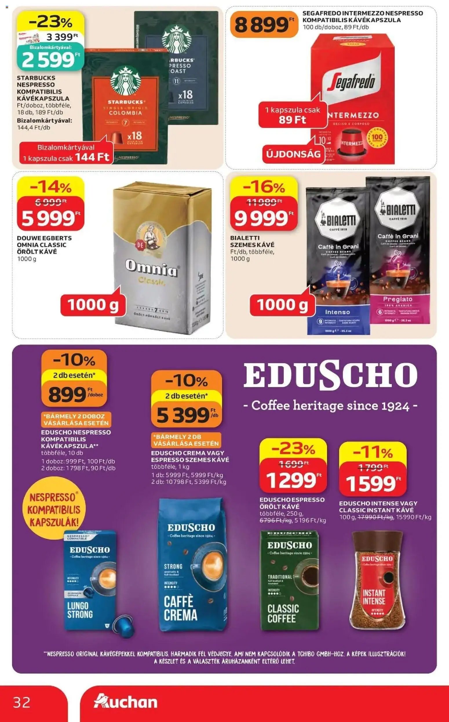 Auchan akciós újság Szolnok 2026.10.08. - lapozható formában szórólap ✳️