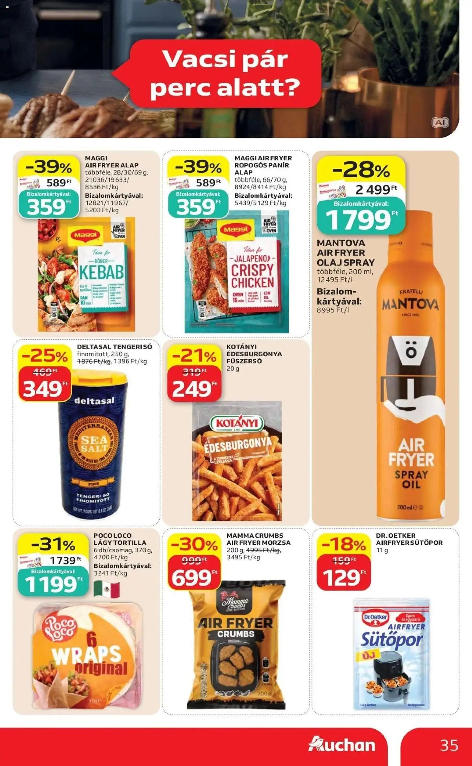 Auchan akciós újság Szolnok 2026.10.08. - lapozható formában szórólap ✳️