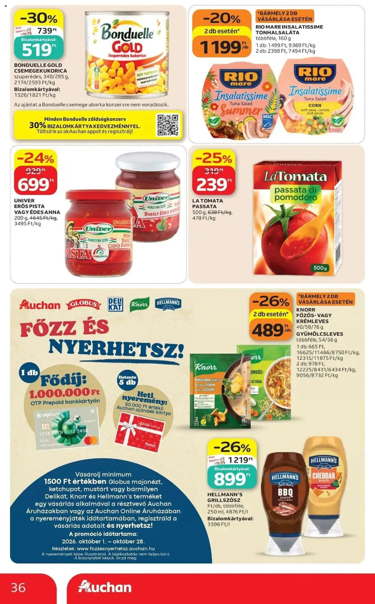 Auchan akciós újság Szolnok 2026.10.08. - lapozható formában szórólap ✳️