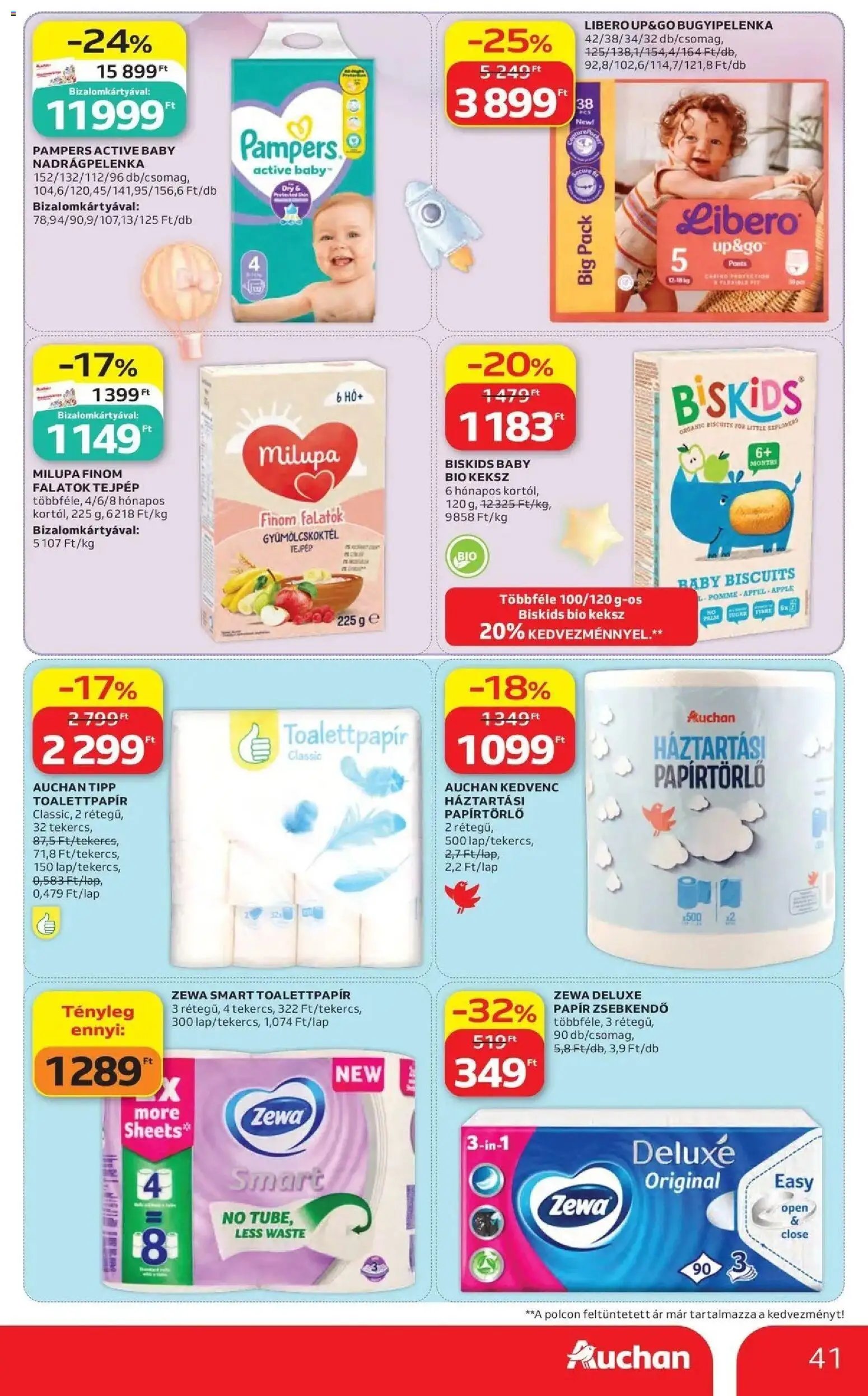 Auchan akciós újság Szolnok 2026.10.08. - lapozható formában szórólap ✳️