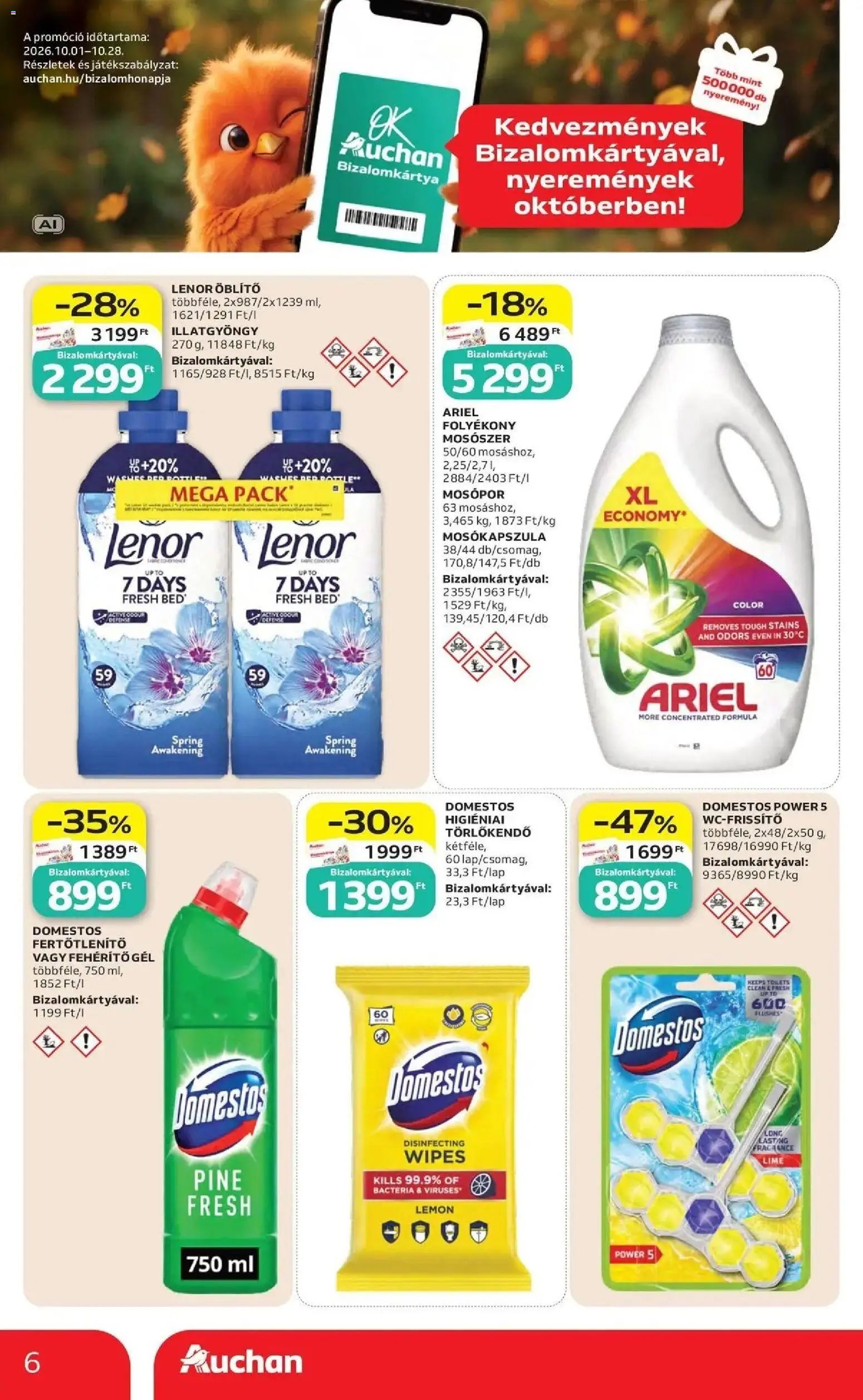 Auchan akciós újság Szolnok 2026.10.08. - lapozható formában szórólap ✳️