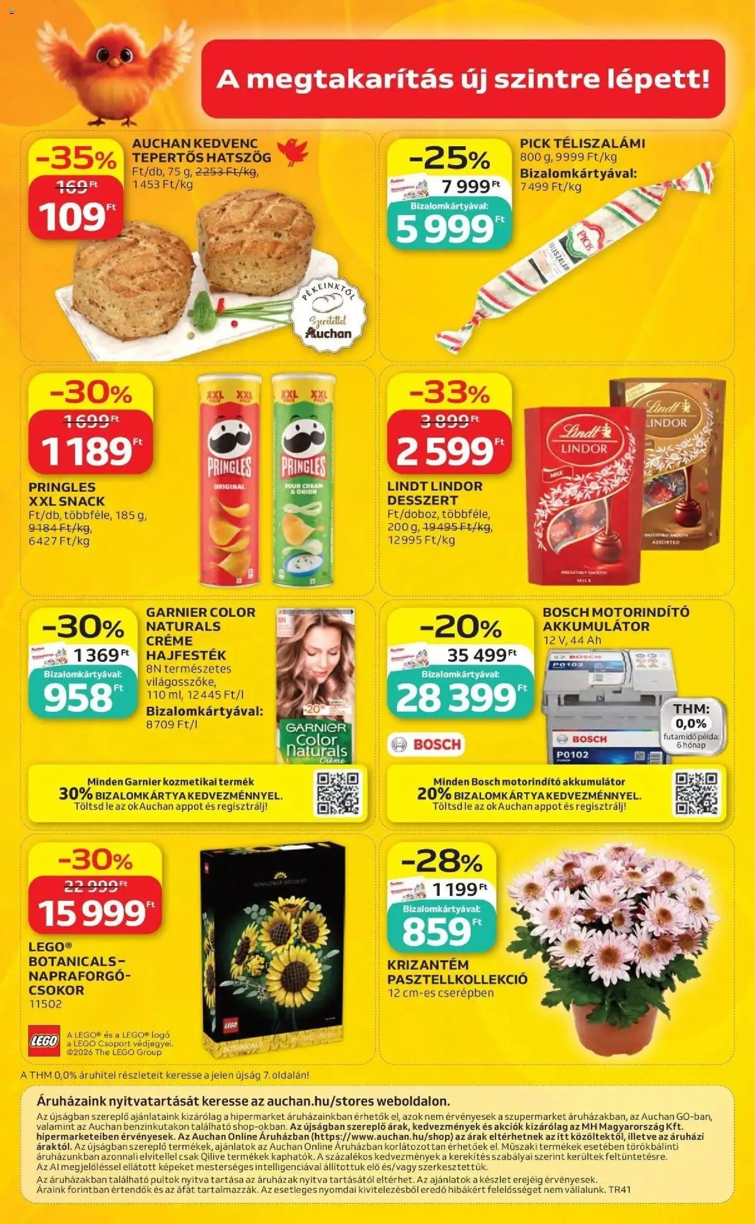 Auchan akciós újság Szolnok 2026.10.08. - lapozható formában szórólap ✳️