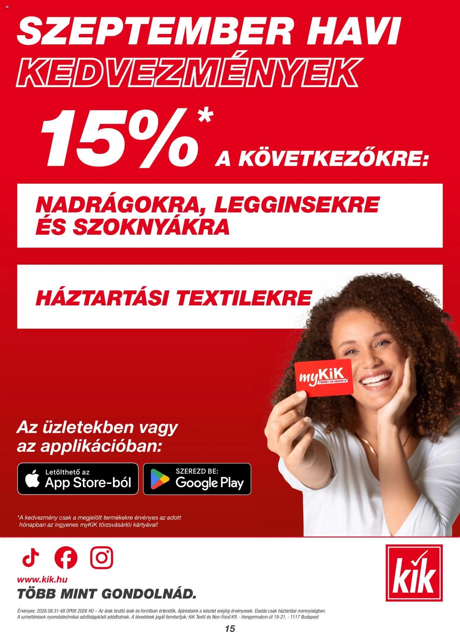 Kik újság 2026.08.31. Kik akciós újság