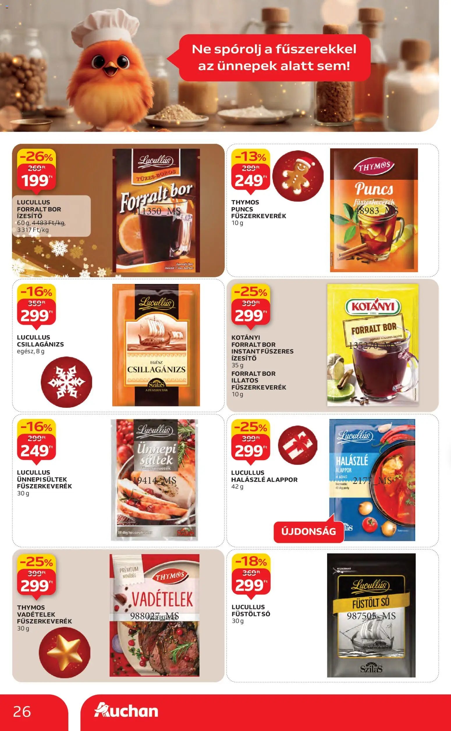 Auchan újság 2025.12.11. Akciós újság Auchan (2025-12-11 - 2025-12-17)