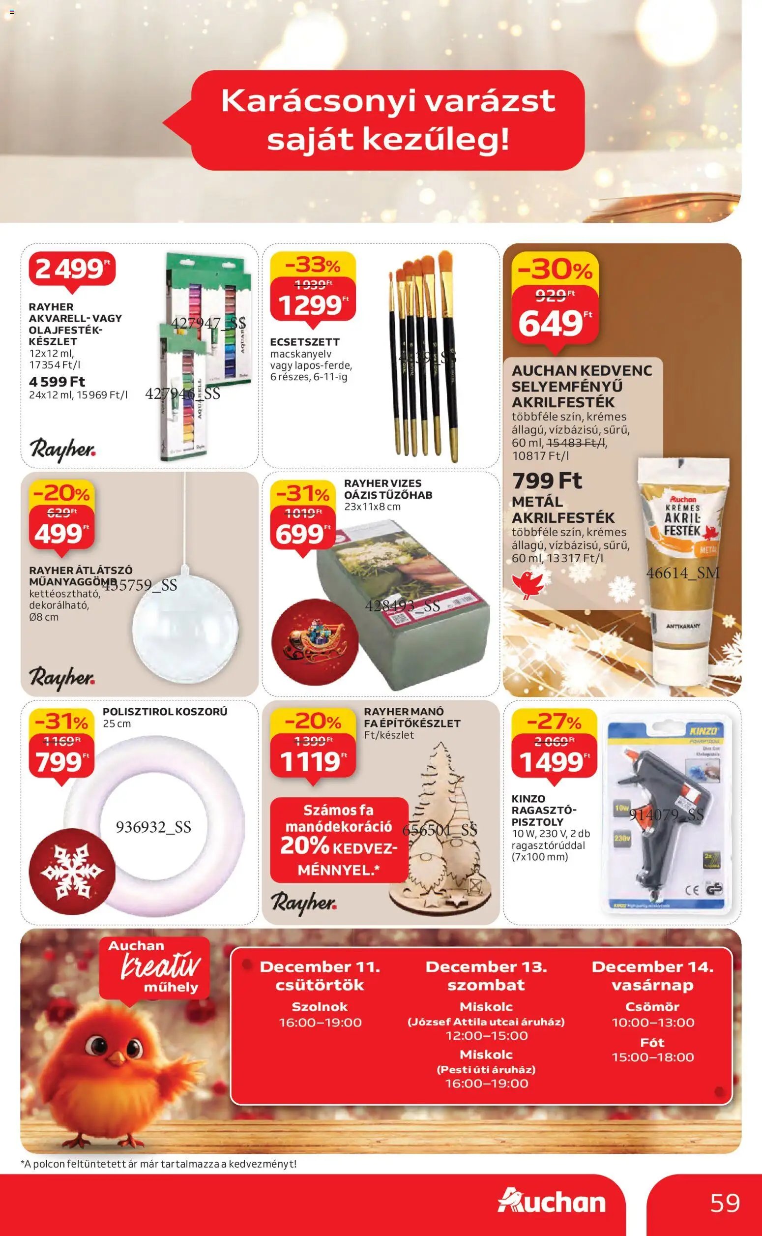 Auchan újság 2025.12.11. Akciós újság Auchan (2025-12-11 - 2025-12-17)