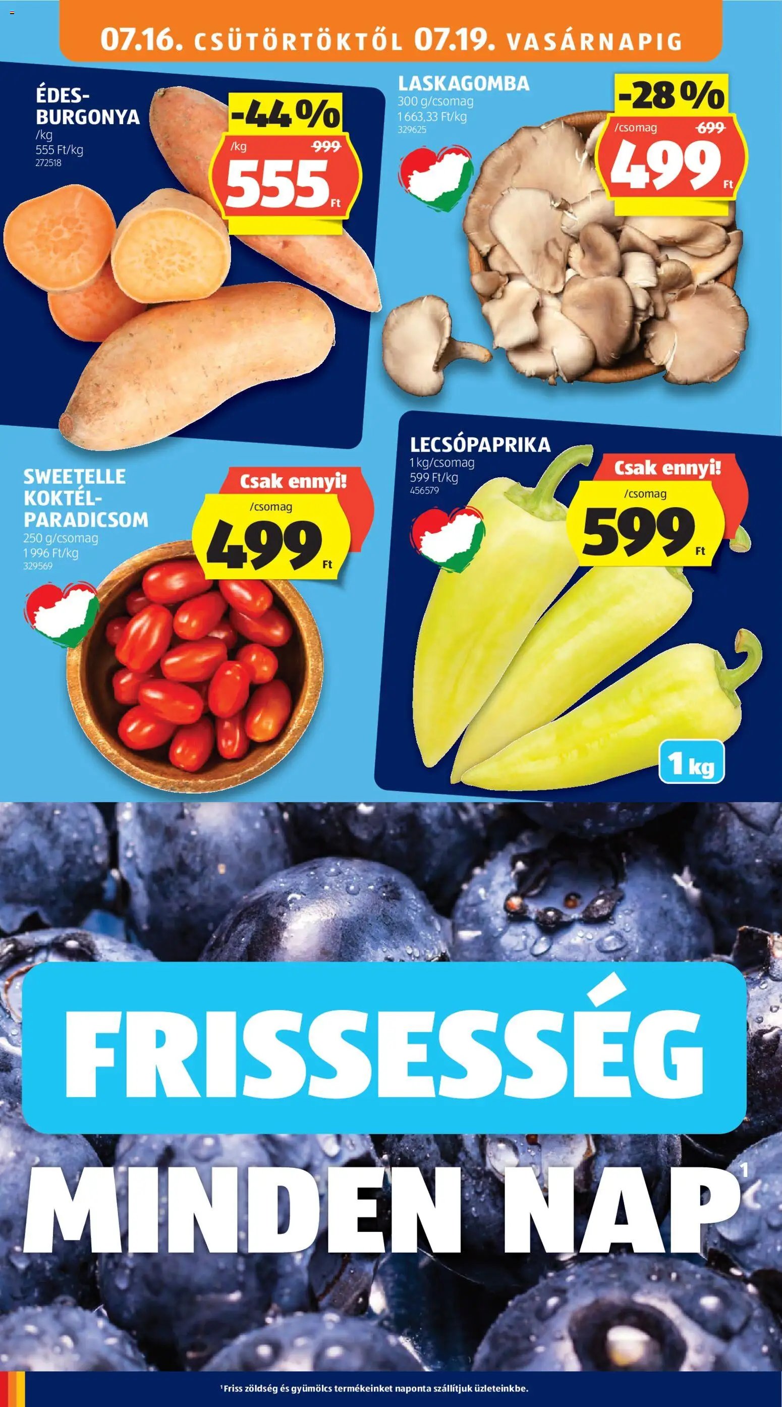 Aldi újság 2026.07.16. Aldi akciós újság