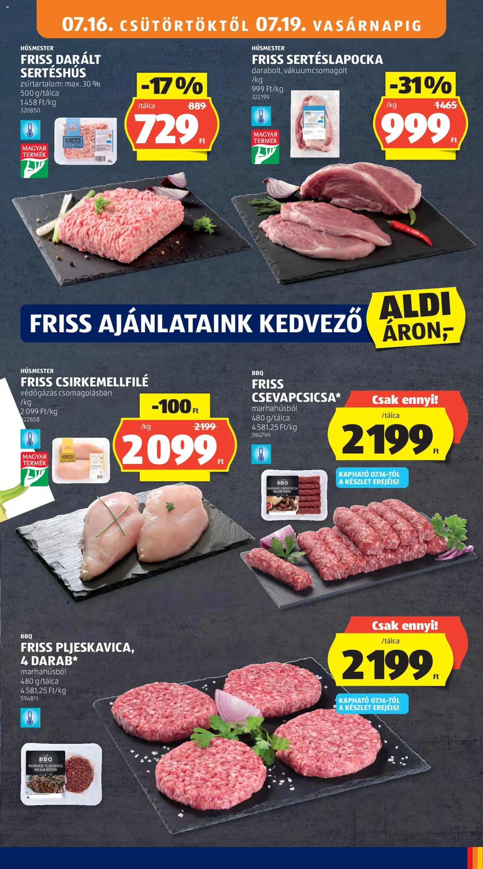 Aldi újság 2026.07.16. Aldi akciós újság