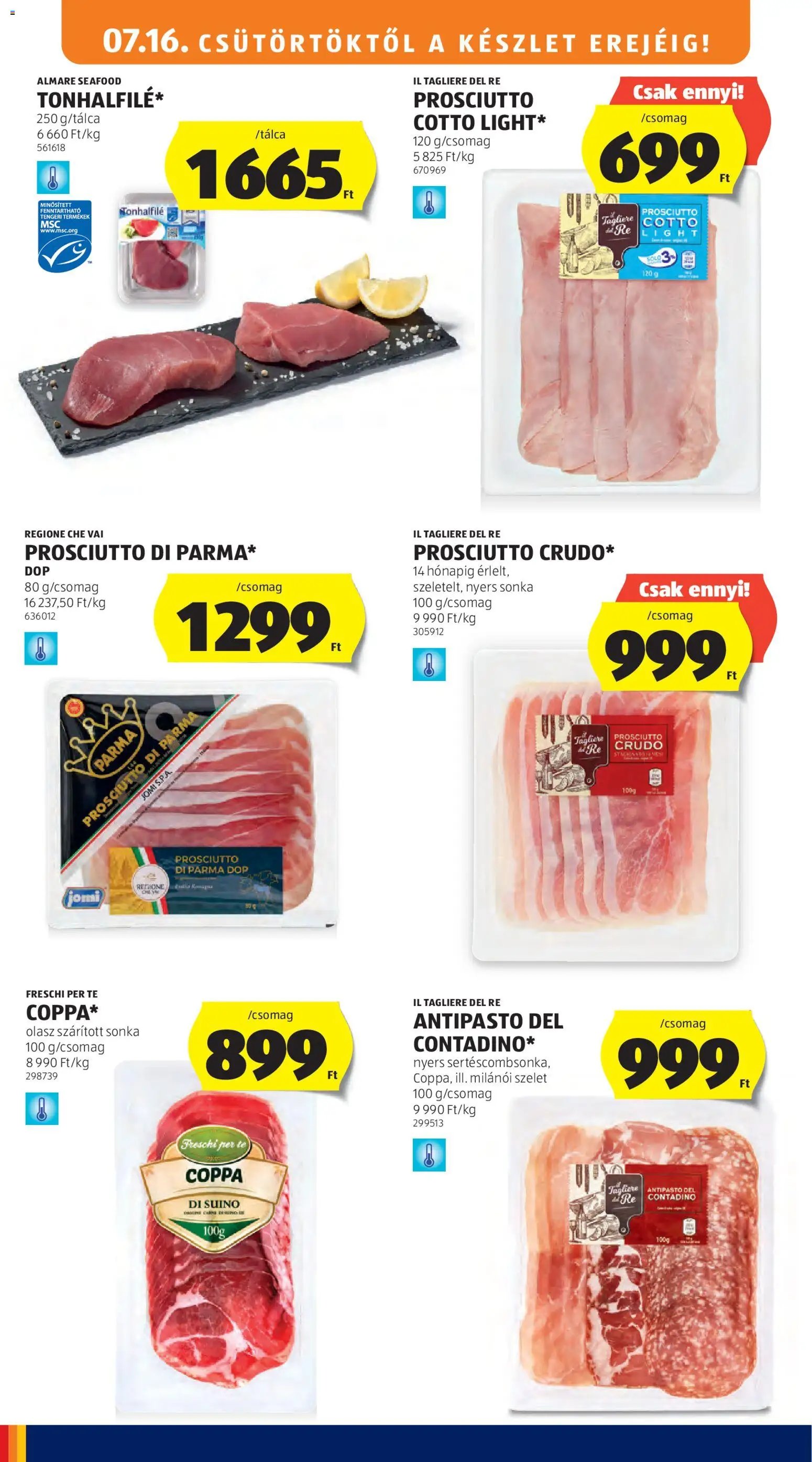 Aldi újság 2026.07.16. Aldi akciós újság