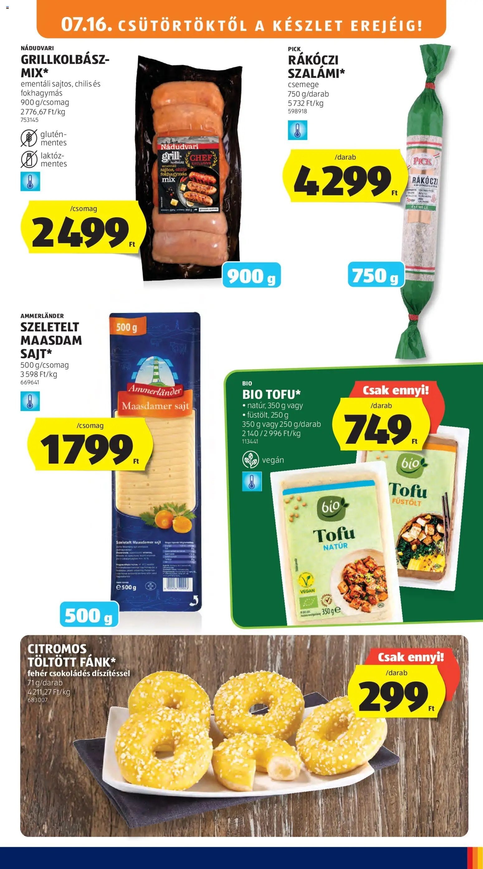 Aldi újság 2026.07.16. Aldi akciós újság