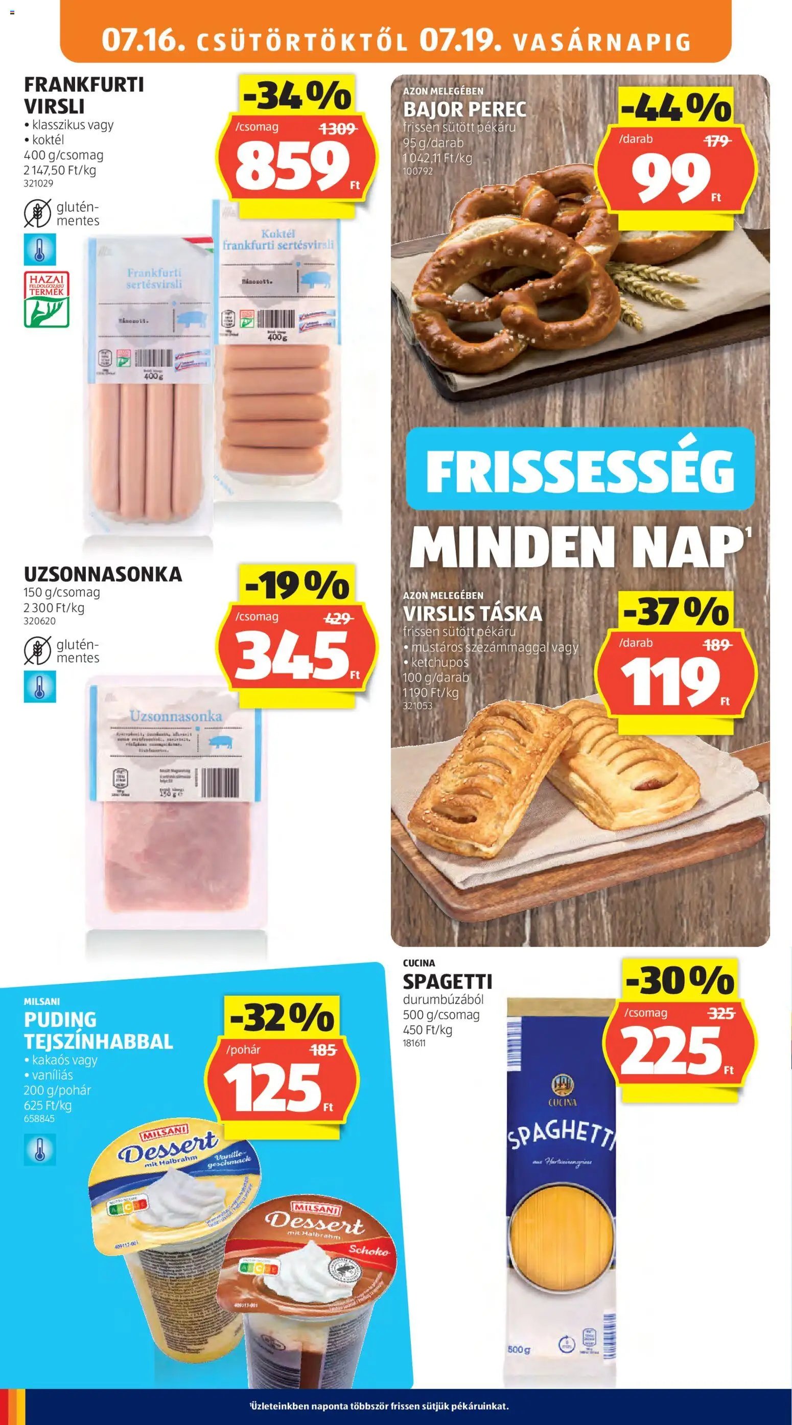 Aldi újság 2026.07.16. Aldi akciós újság