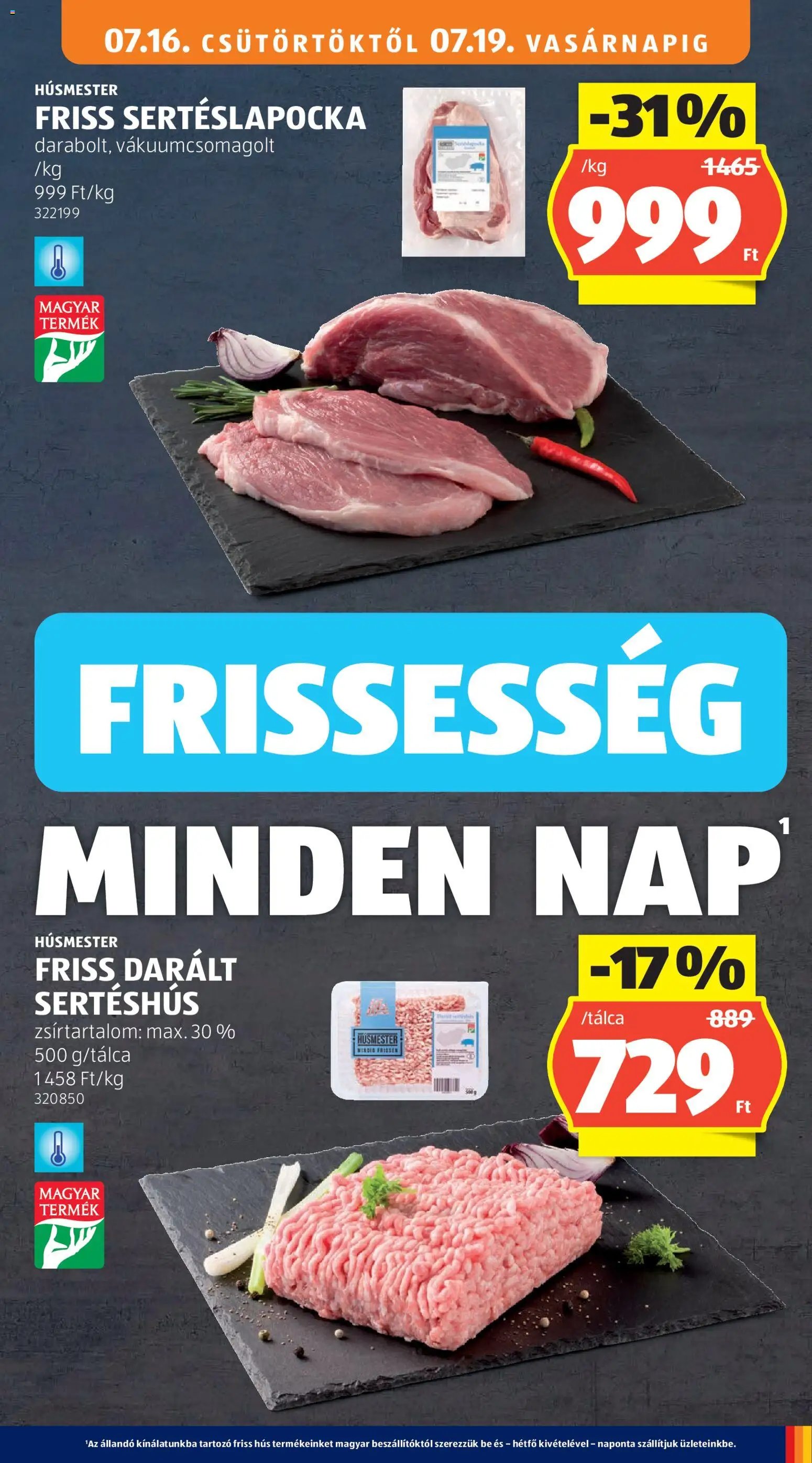 Aldi újság 2026.07.16. Aldi akciós újság