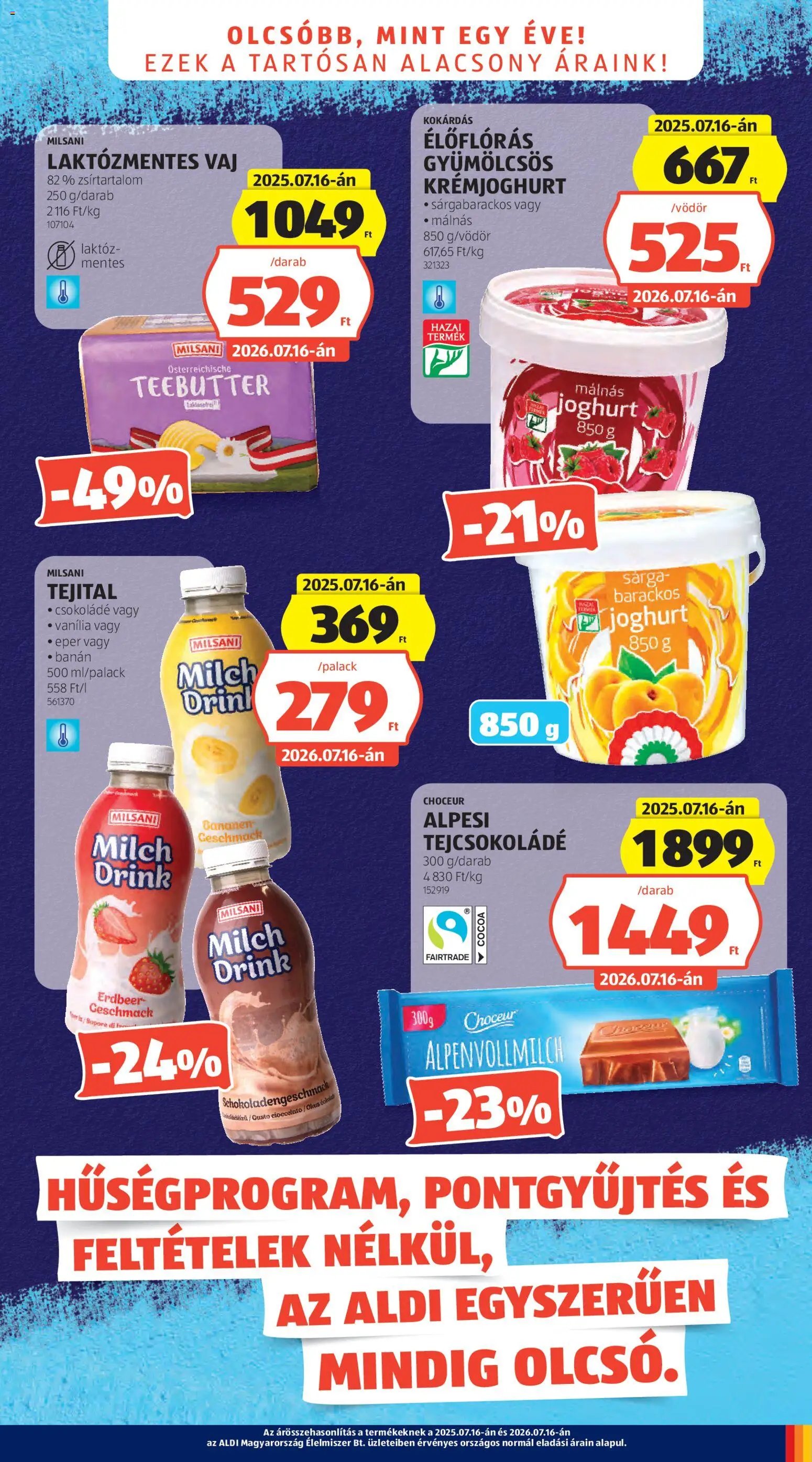 Aldi újság 2026.07.16. Aldi akciós újság