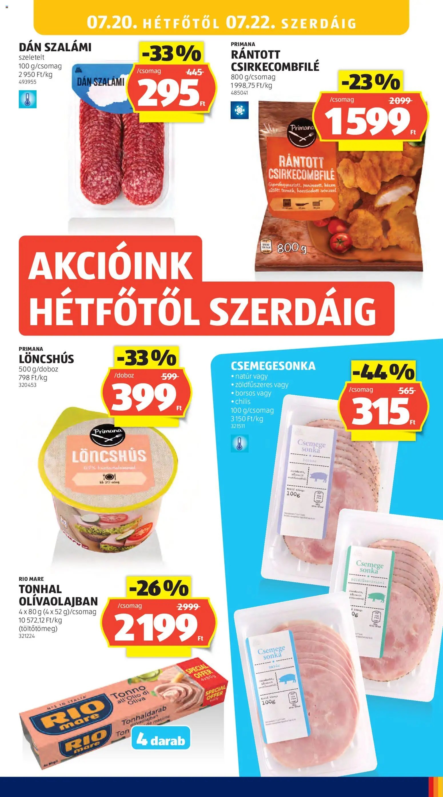 Aldi újság 2026.07.16. Aldi akciós újság