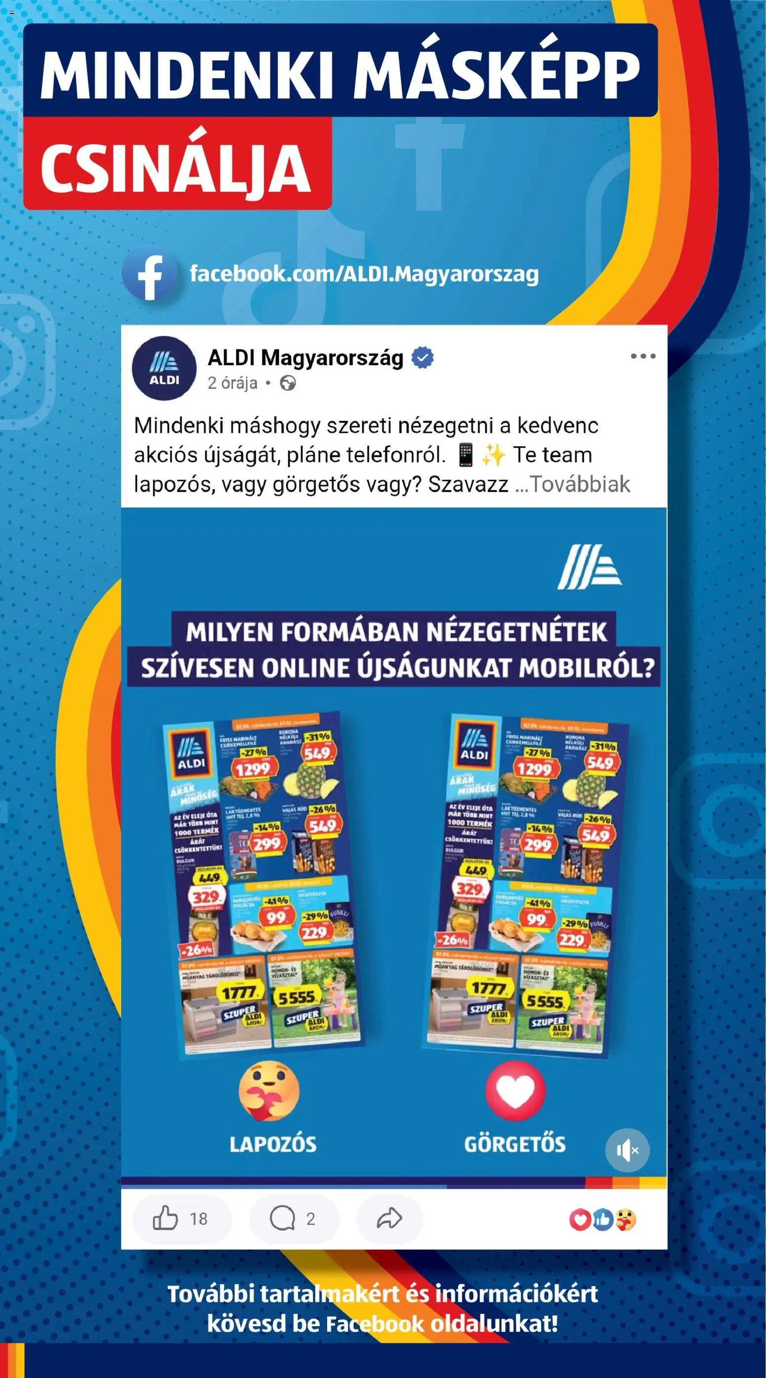Aldi újság 2026.07.16. Aldi akciós újság