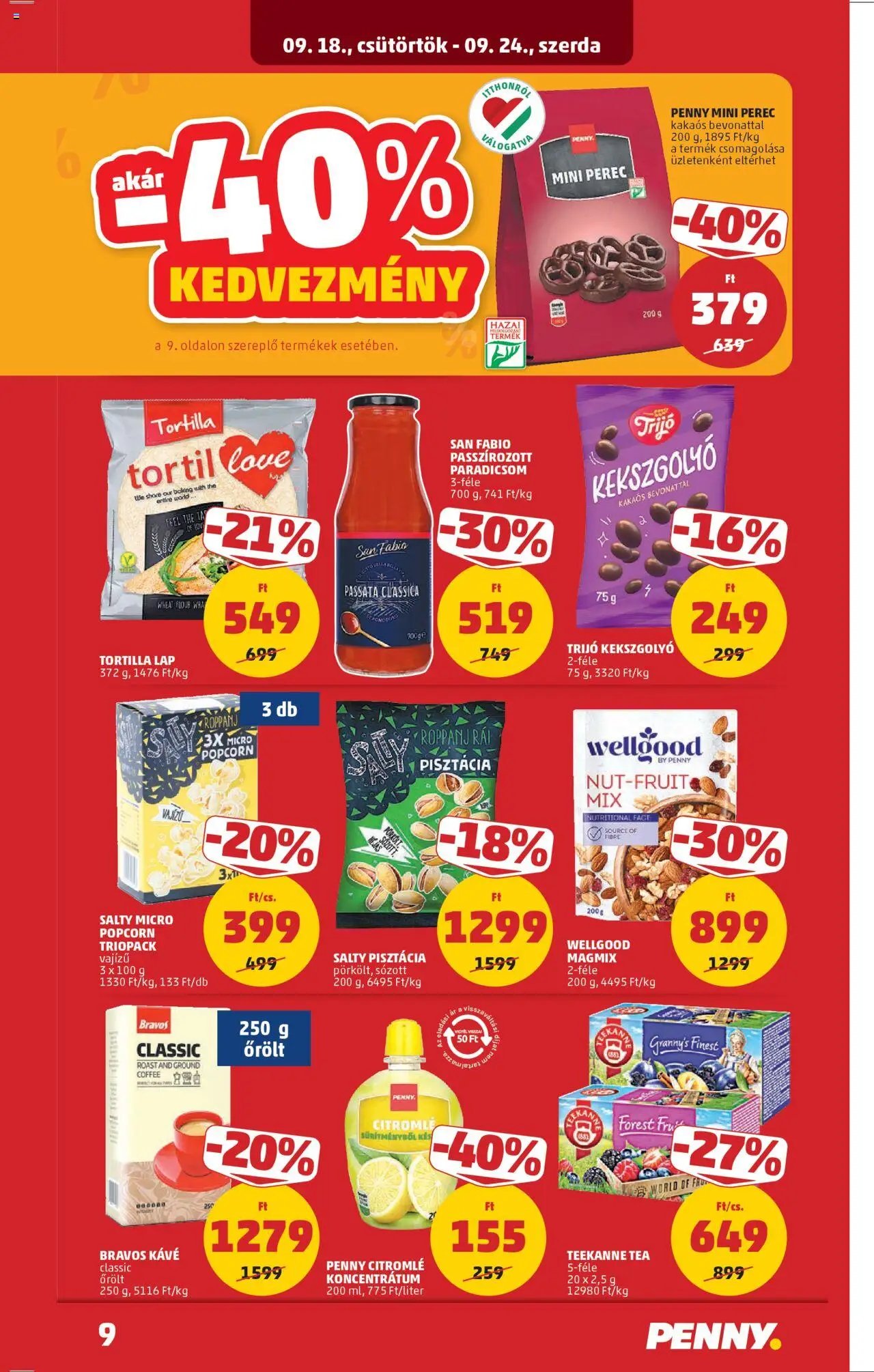 PENNY újság 2025.09.18. Akciós újság PENNY (2025-09-18 - 2025-09-24)