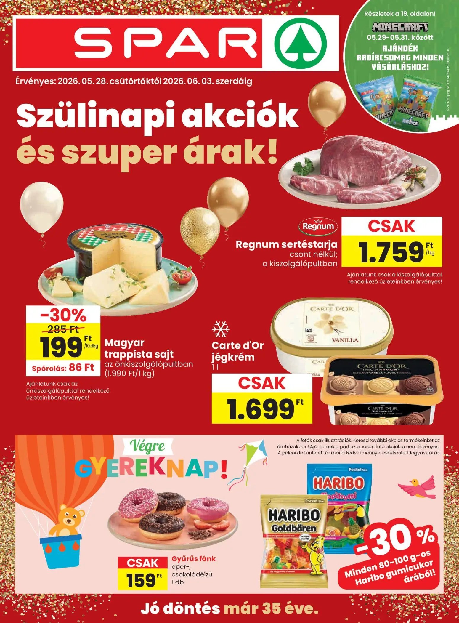Spar újság 2026.05.28. Spar akciós újság (2026-05-28 - 2026-06-03)