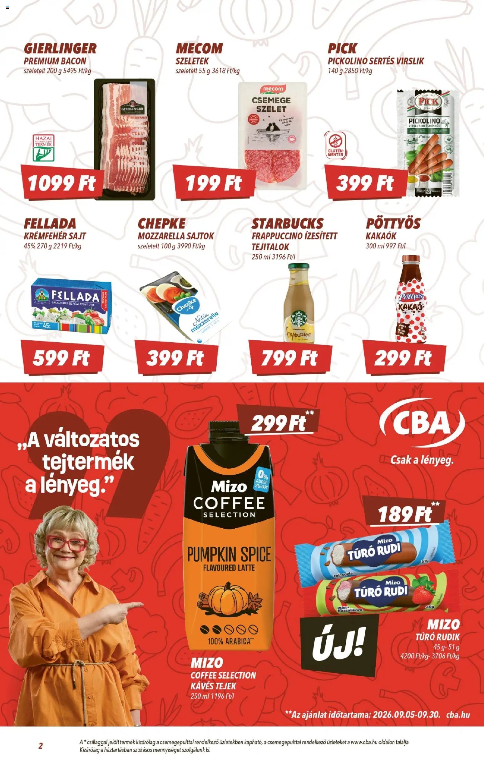 CBA újság 2026.09.17. CBA akciós újság