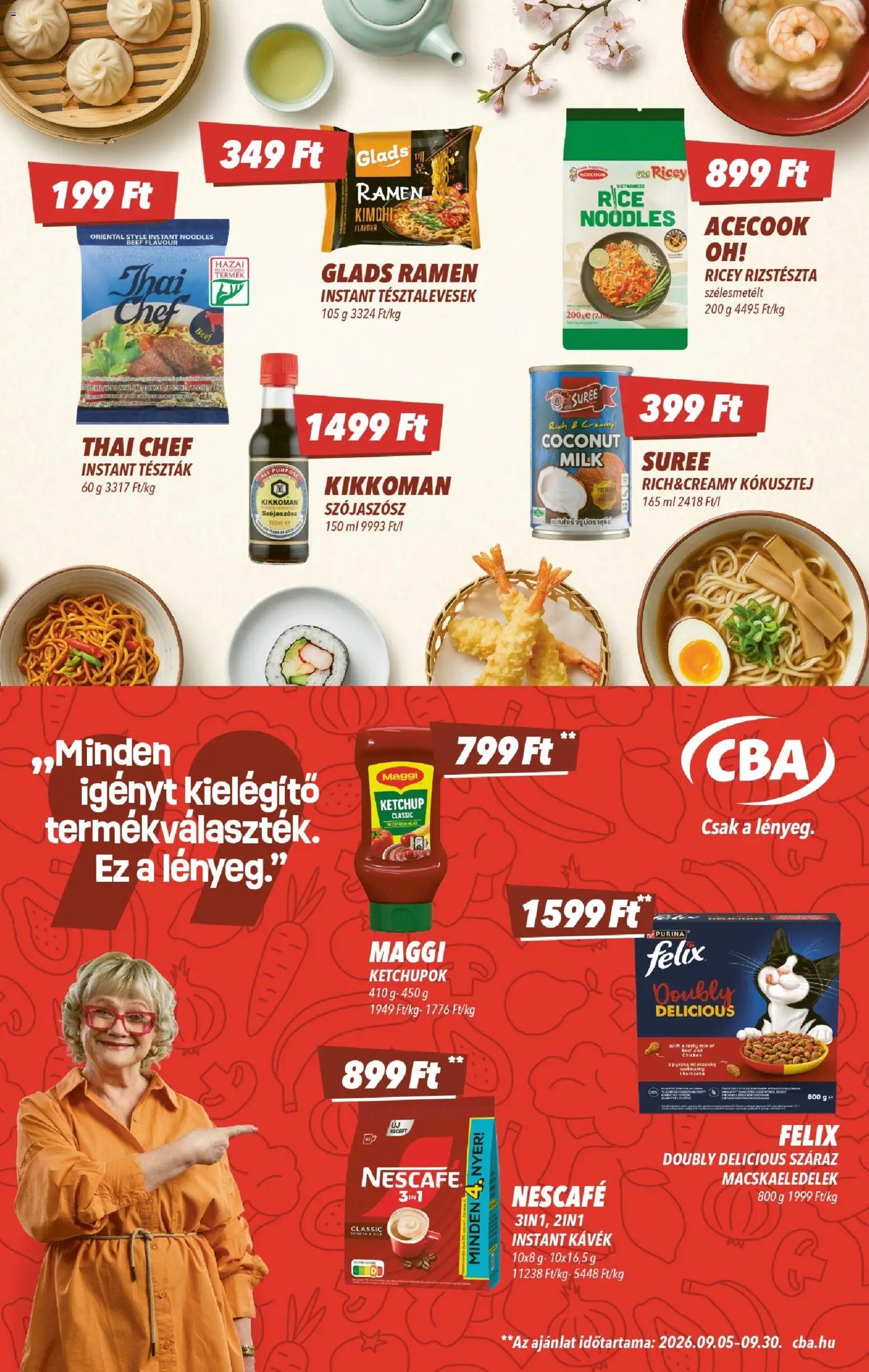 CBA újság 2026.09.17. CBA akciós újság