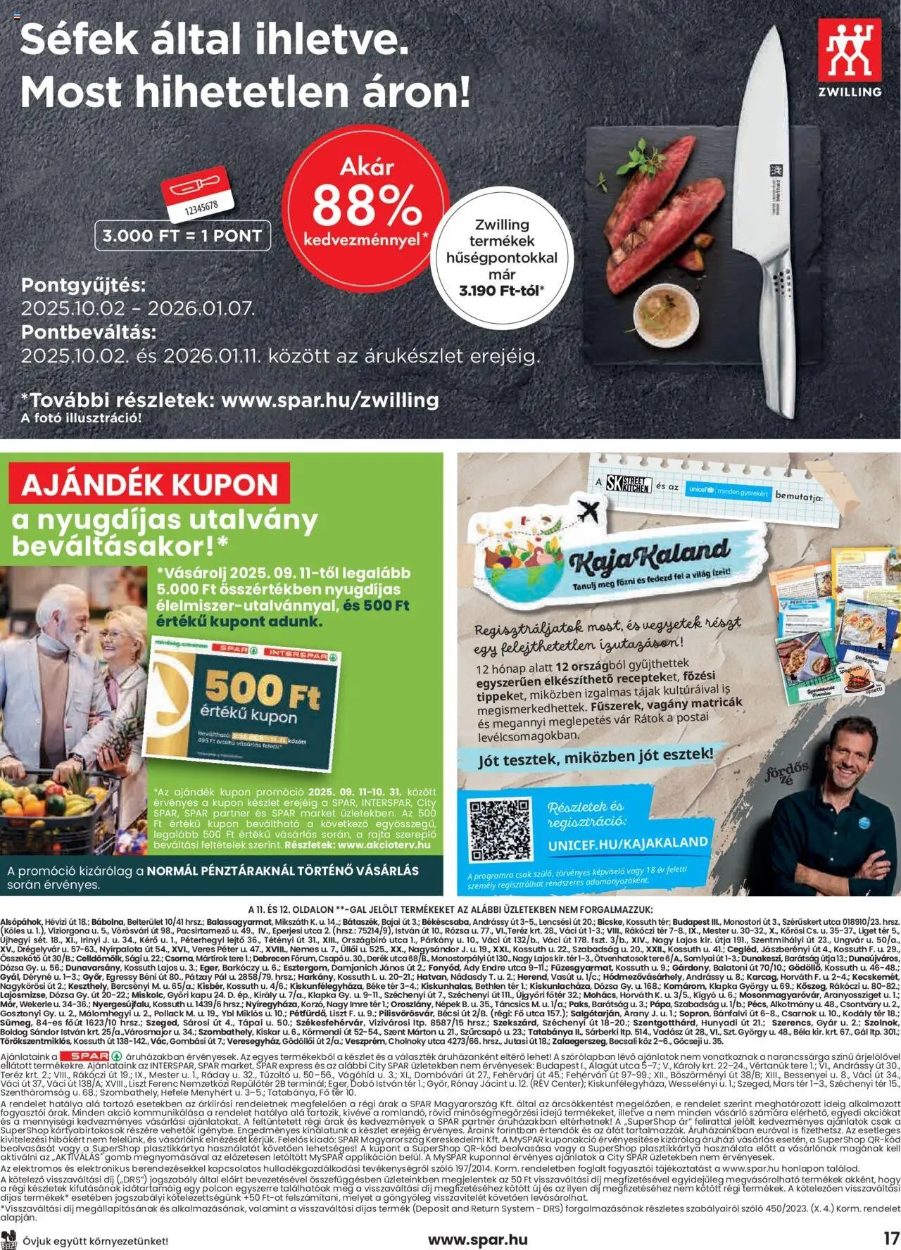 Spar újság 2025.10.02. Akciós újság Spar (2025-10-02 - 2025-10-08)