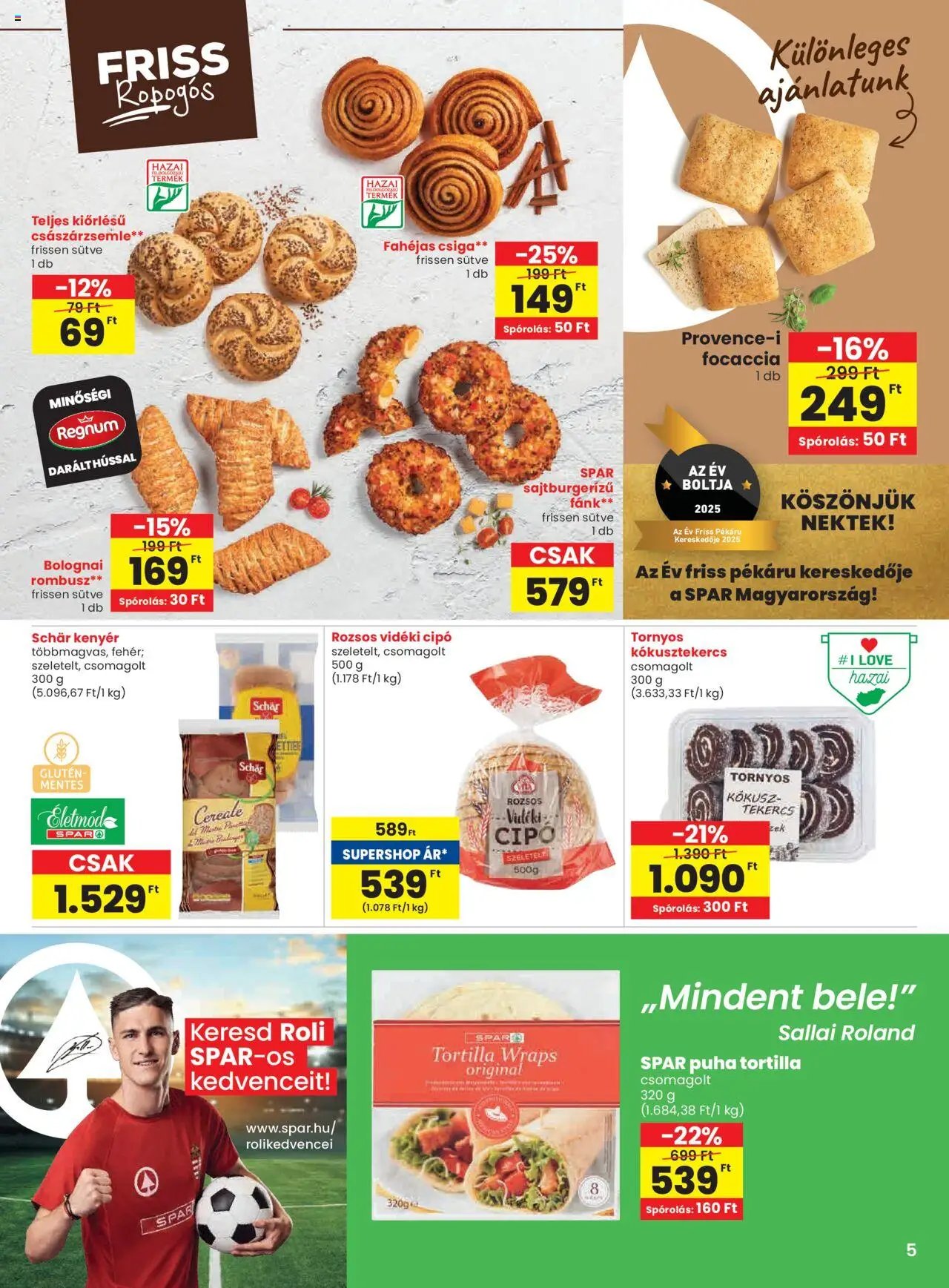 Spar újság 2025.10.02. Akciós újság Spar (2025-10-02 - 2025-10-08)