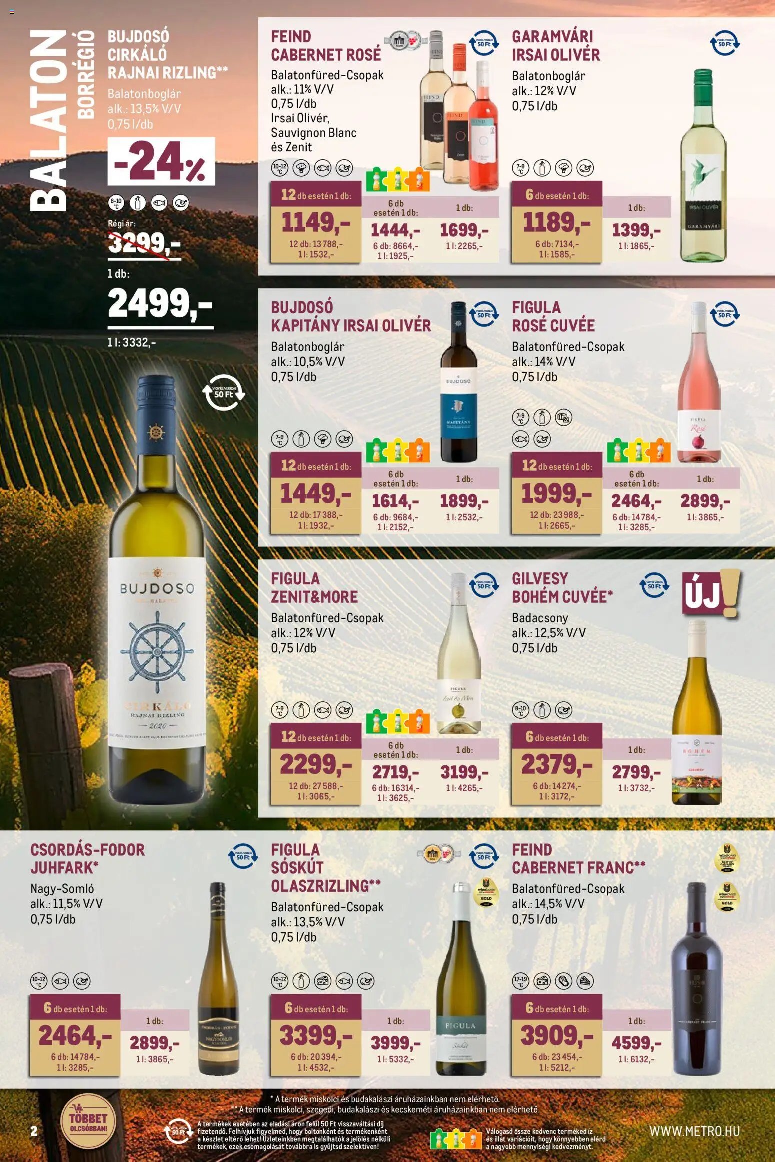Metro újság 2026.04.01. Metro Tavaszi borkatalógus 2026/04 (2026-04-01 - 2026-04-30)