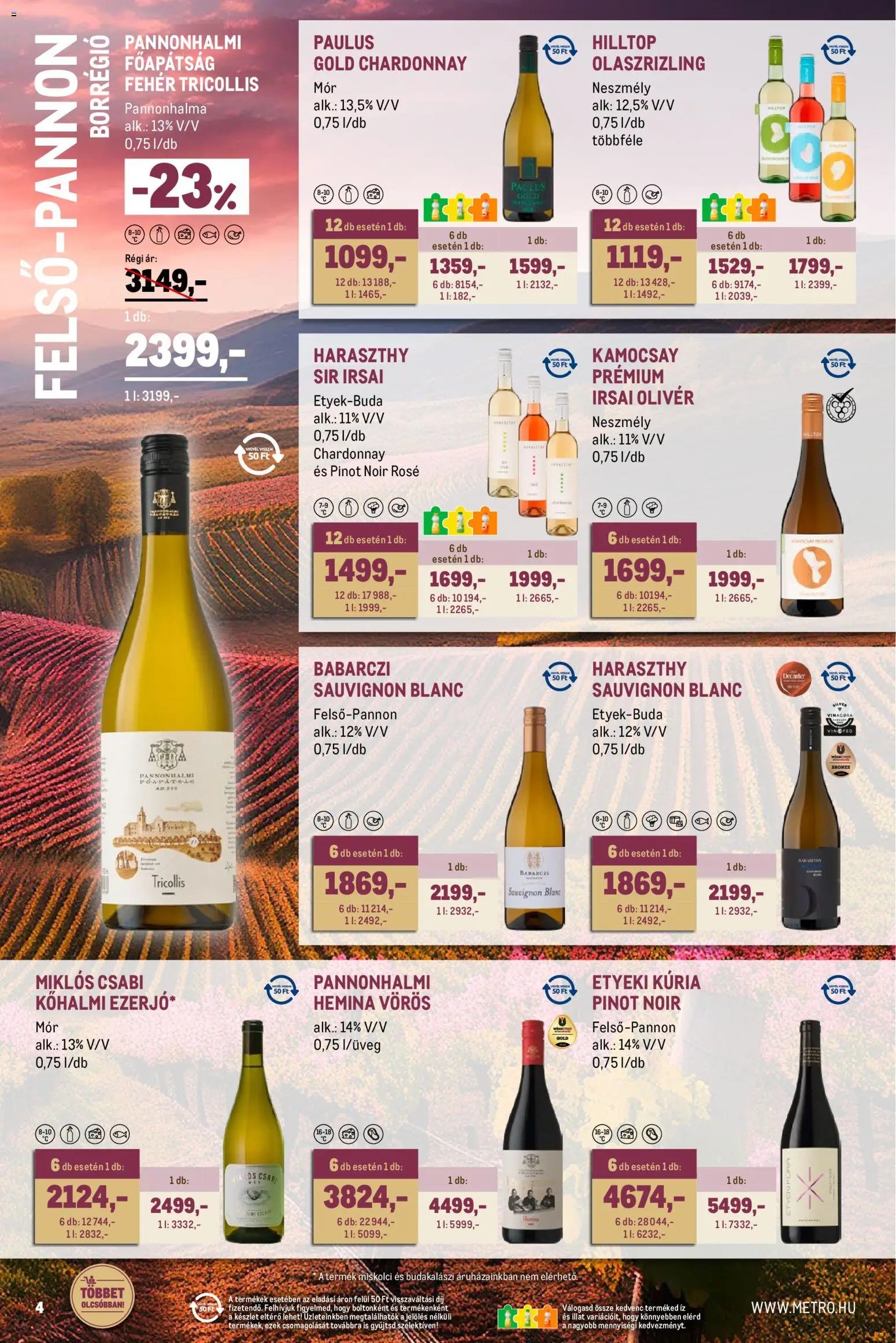 Metro újság 2026.04.01. Metro Tavaszi borkatalógus 2026/04 (2026-04-01 - 2026-04-30)
