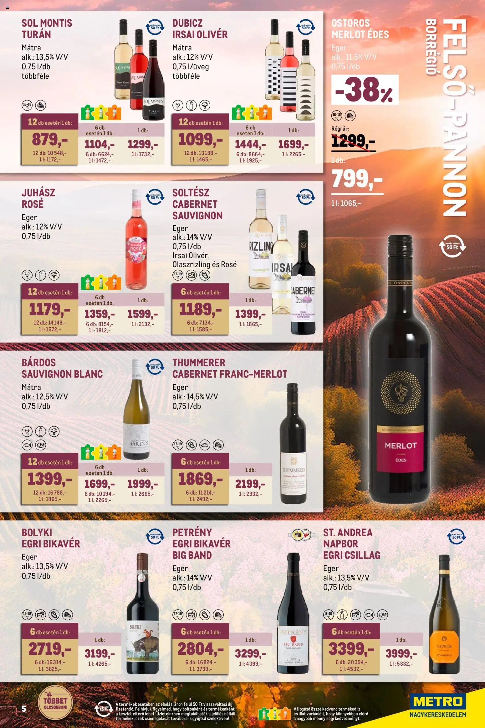 Metro újság 2026.04.01. Metro Tavaszi borkatalógus 2026/04 (2026-04-01 - 2026-04-30)