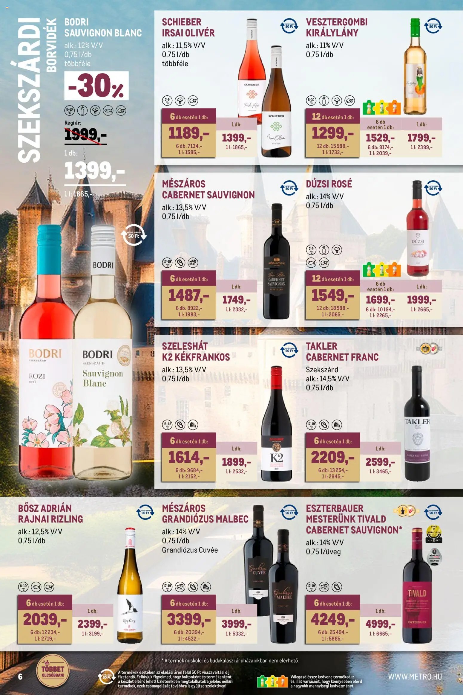 Metro újság 2026.04.01. Metro Tavaszi borkatalógus 2026/04 (2026-04-01 - 2026-04-30)