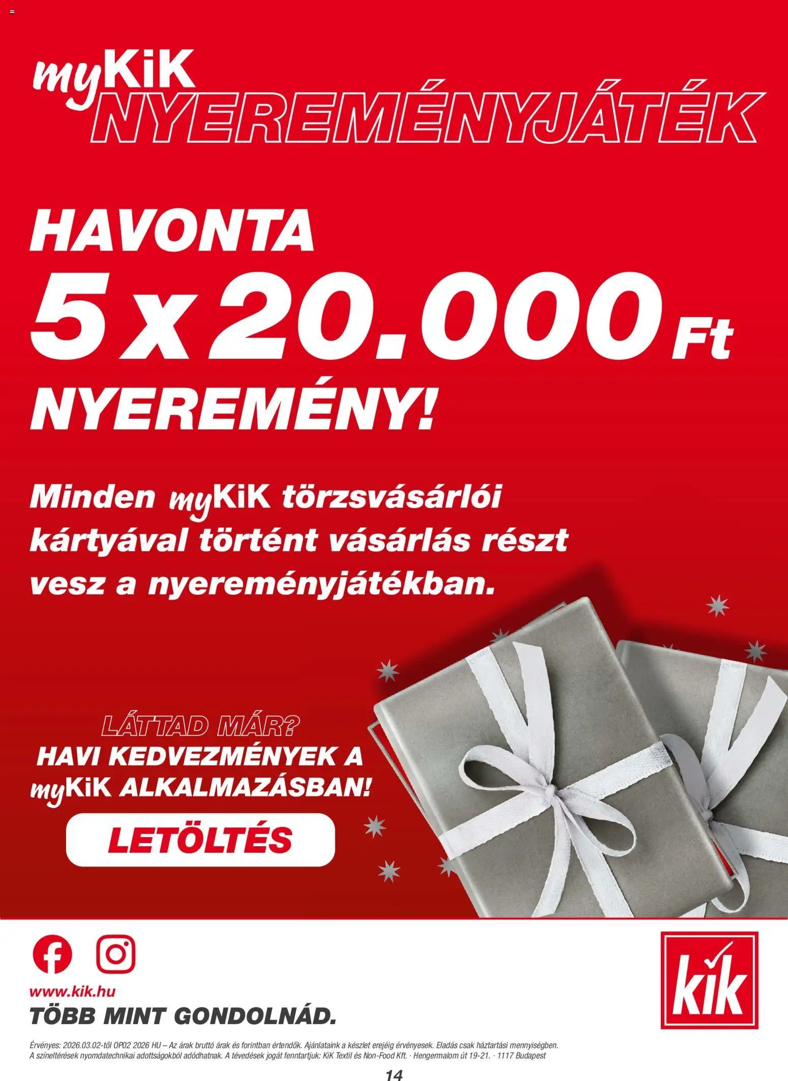 Kik újság 2026.03.02. Kik akciós újság (2026-03-02)