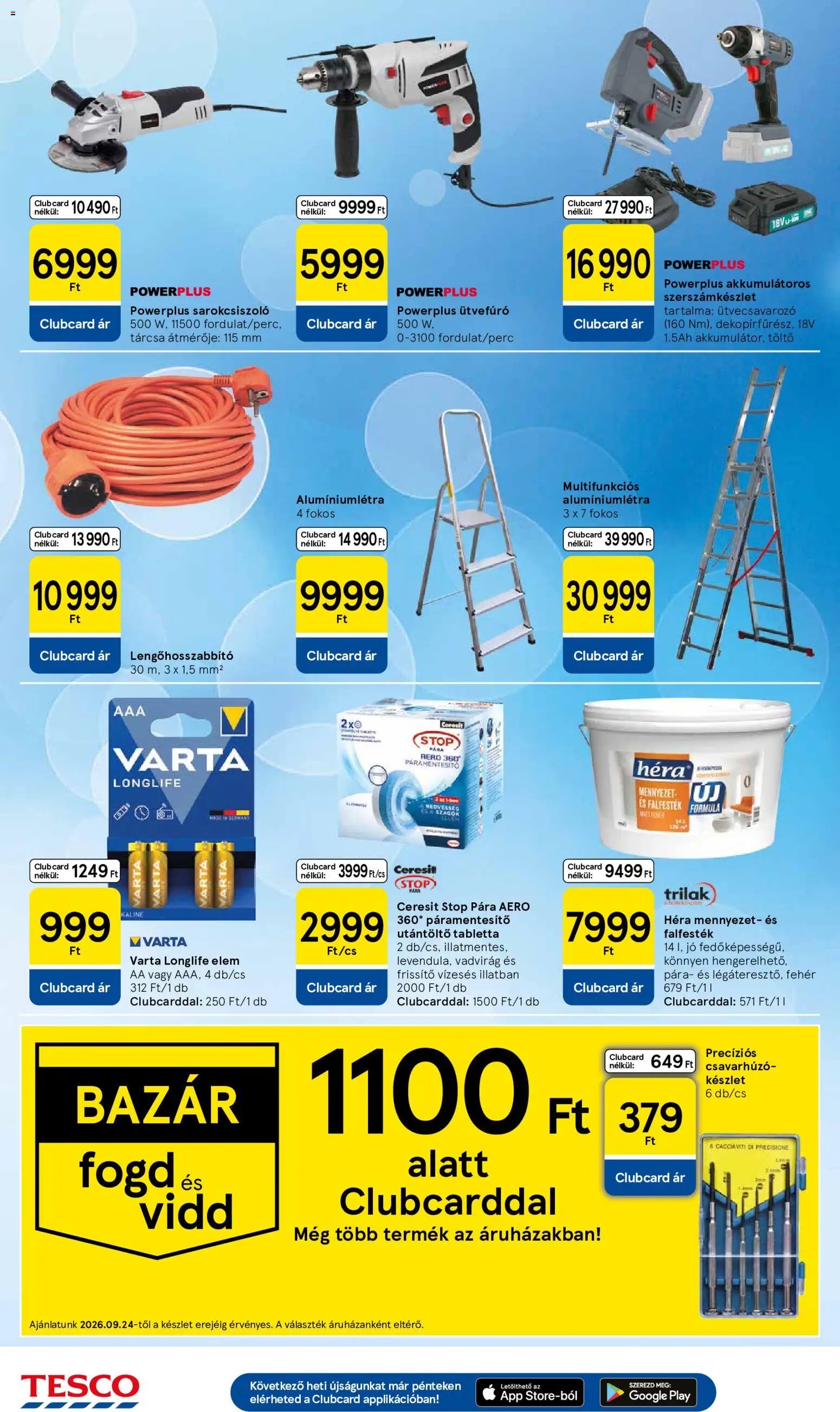 Tesco újság 2026.09.24. Tesco aktuális akciós újság