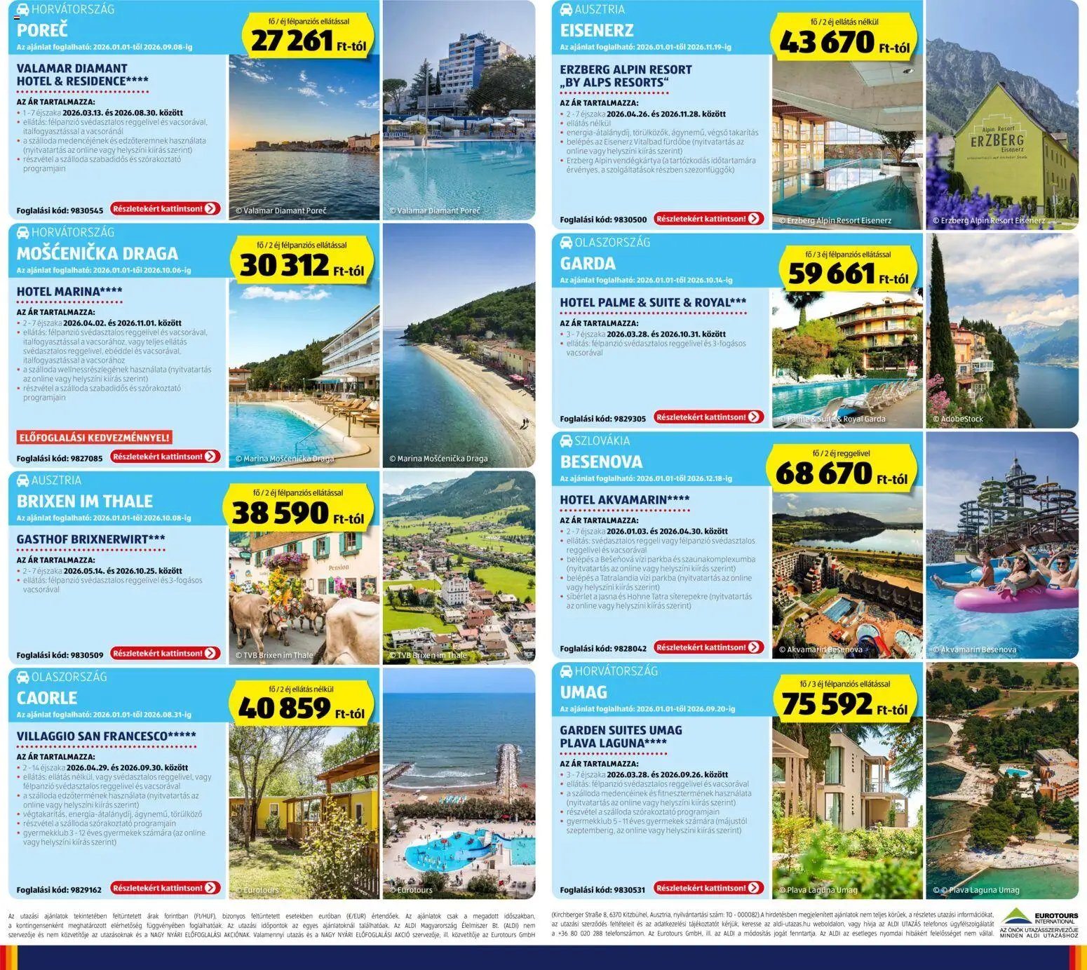 Aldi újság 2026.01.01. Utazás katalógus (2026-01-01 - 2026-01-31)