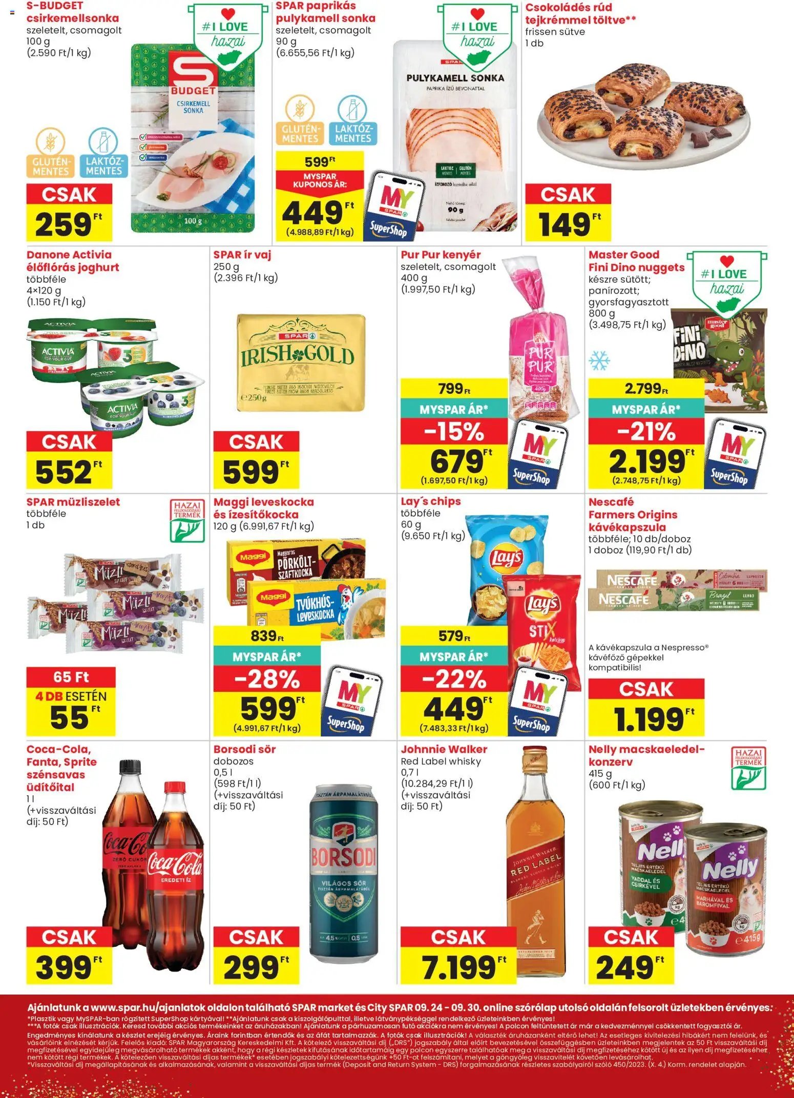 Spar újság 2026.09.24. Spar City szórólap