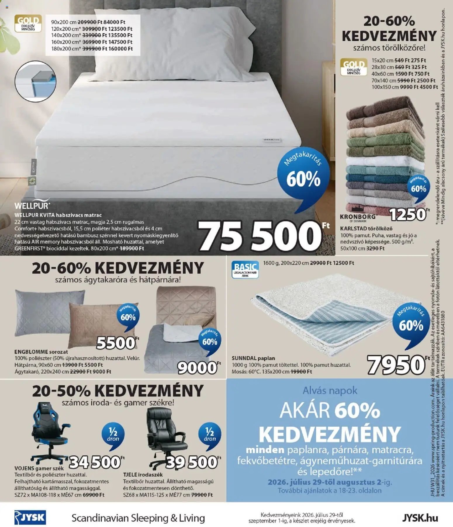 JYSK újság 2026.07.29. JYSK akciós újság