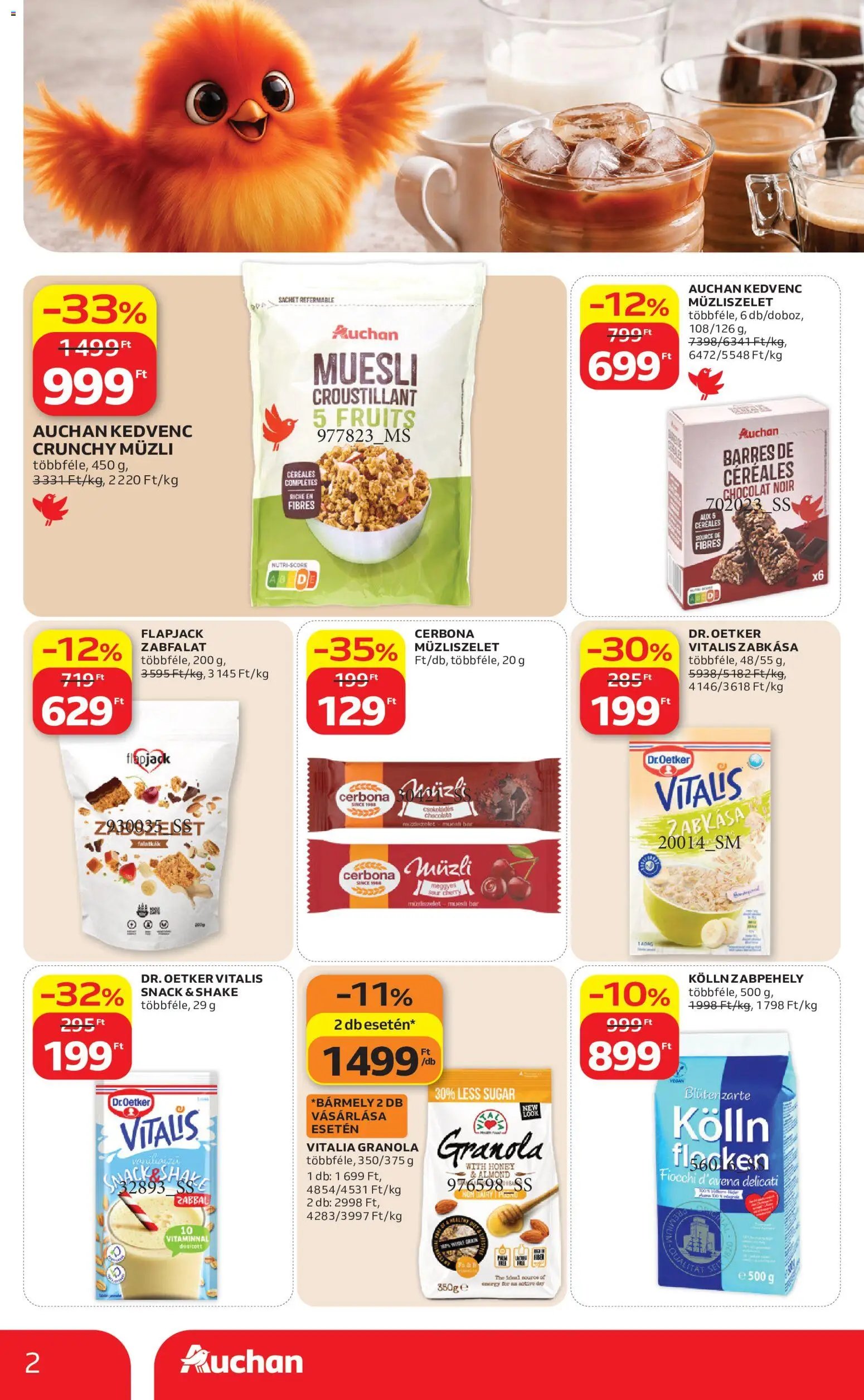 Auchan újság 2026.08.27. Auchan Reggeli ajánlatok